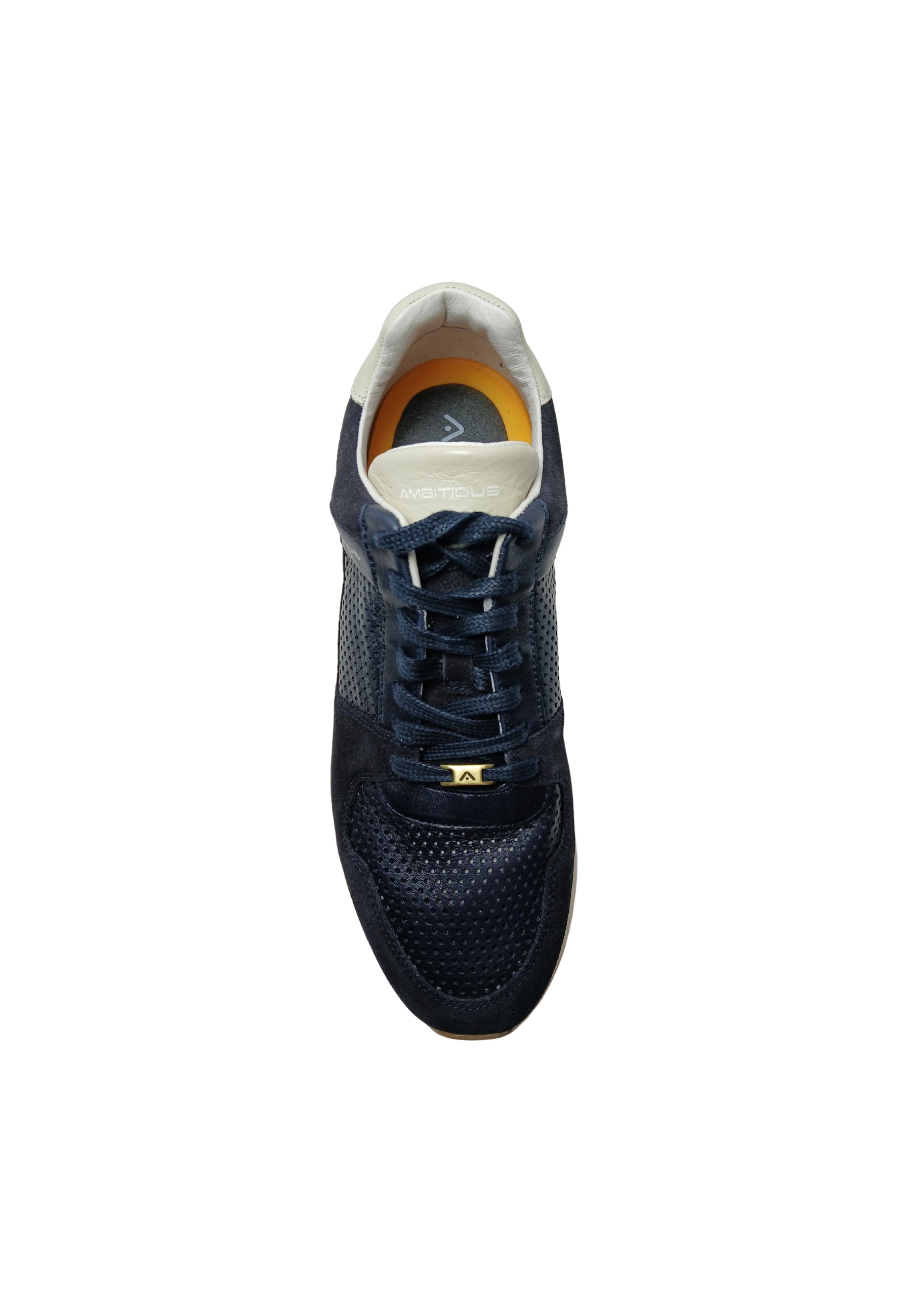 Scarpe Uomo Ambitious Sneakers in pelle, stile sportivo e casual.
