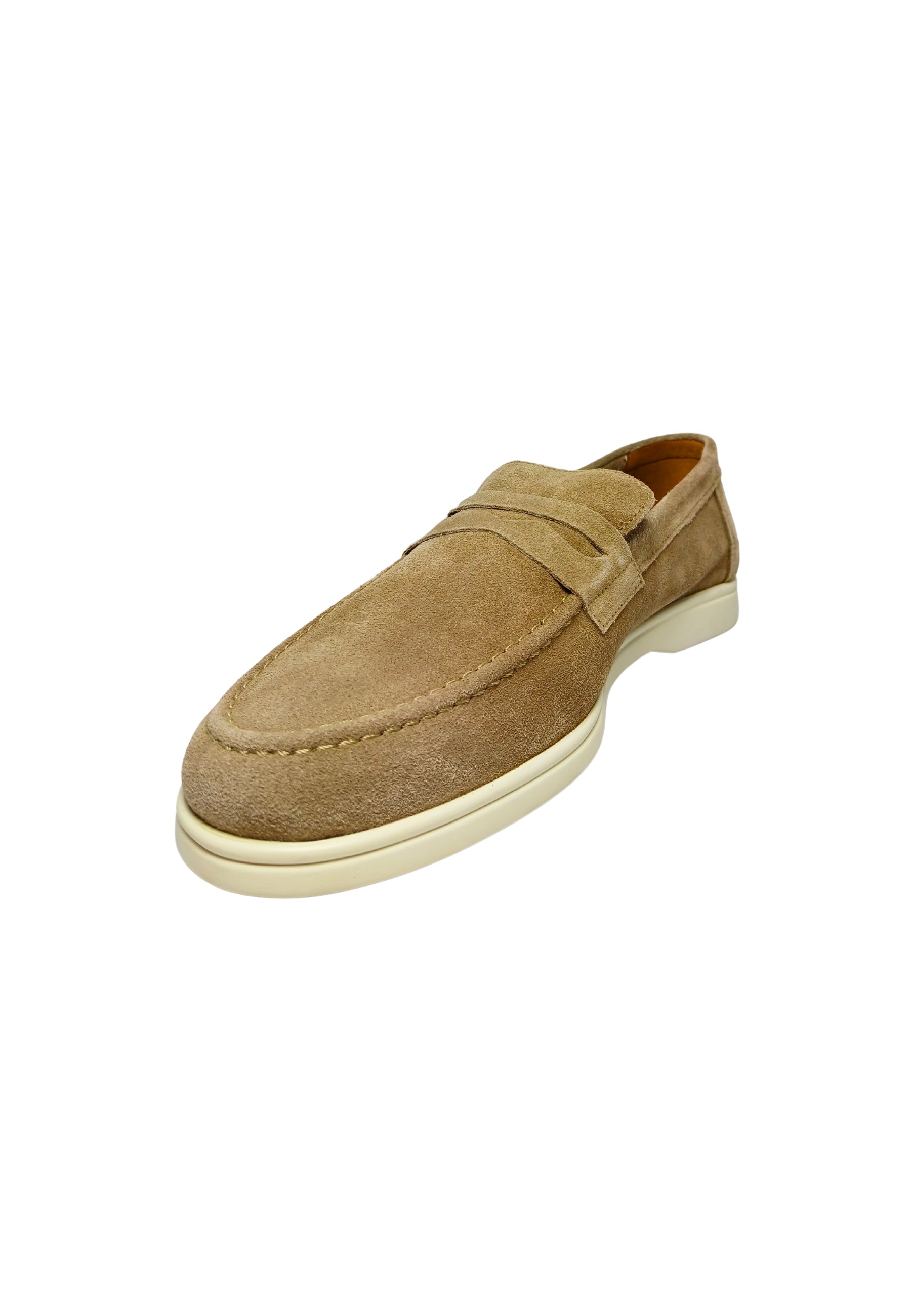 Scarpe Uomo Ambitious Mocassino estivo in camoscio. Calzata standard.