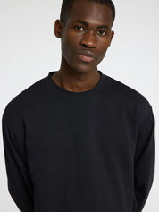 T-shirt manica lunga Uomo Selected Black
