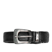 Cintura Uomo Fabrizio Mancini William Cuoio Black