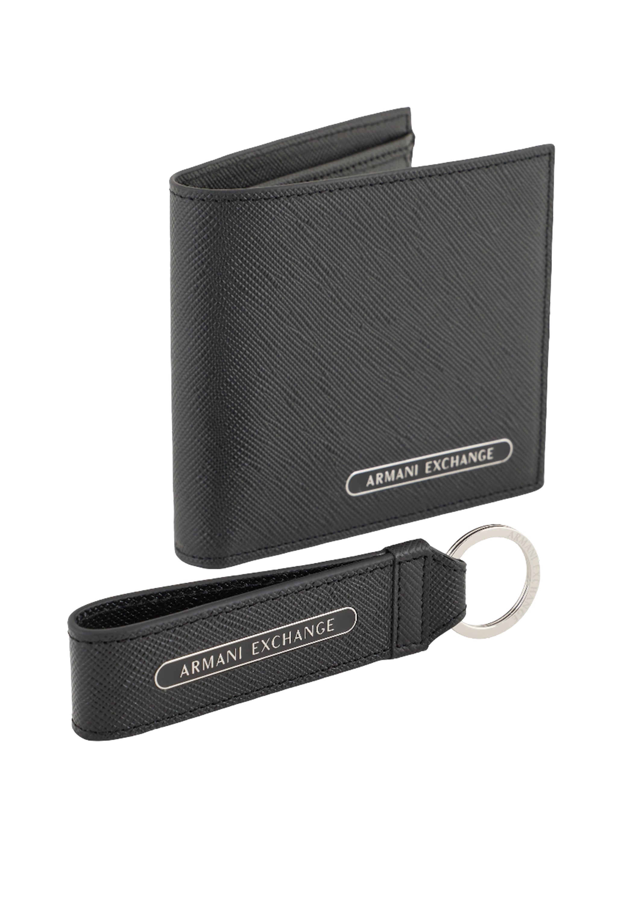 Set portafogli/portachiavi Uomo Armani Exchange XM001275AF12702-UC001 Nero