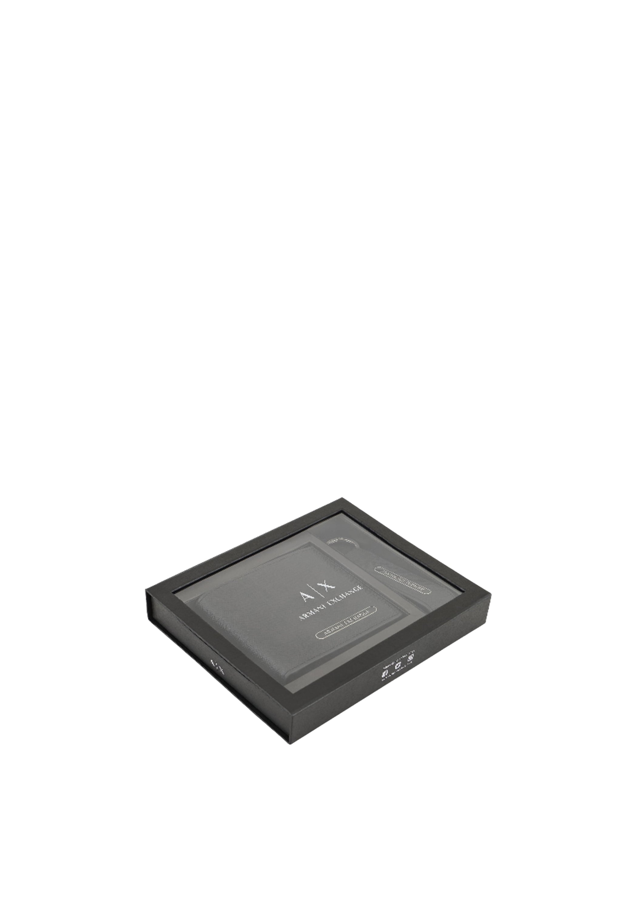 Set portafogli/portachiavi Uomo Armani Exchange XM001275AF12702-UC001 Nero