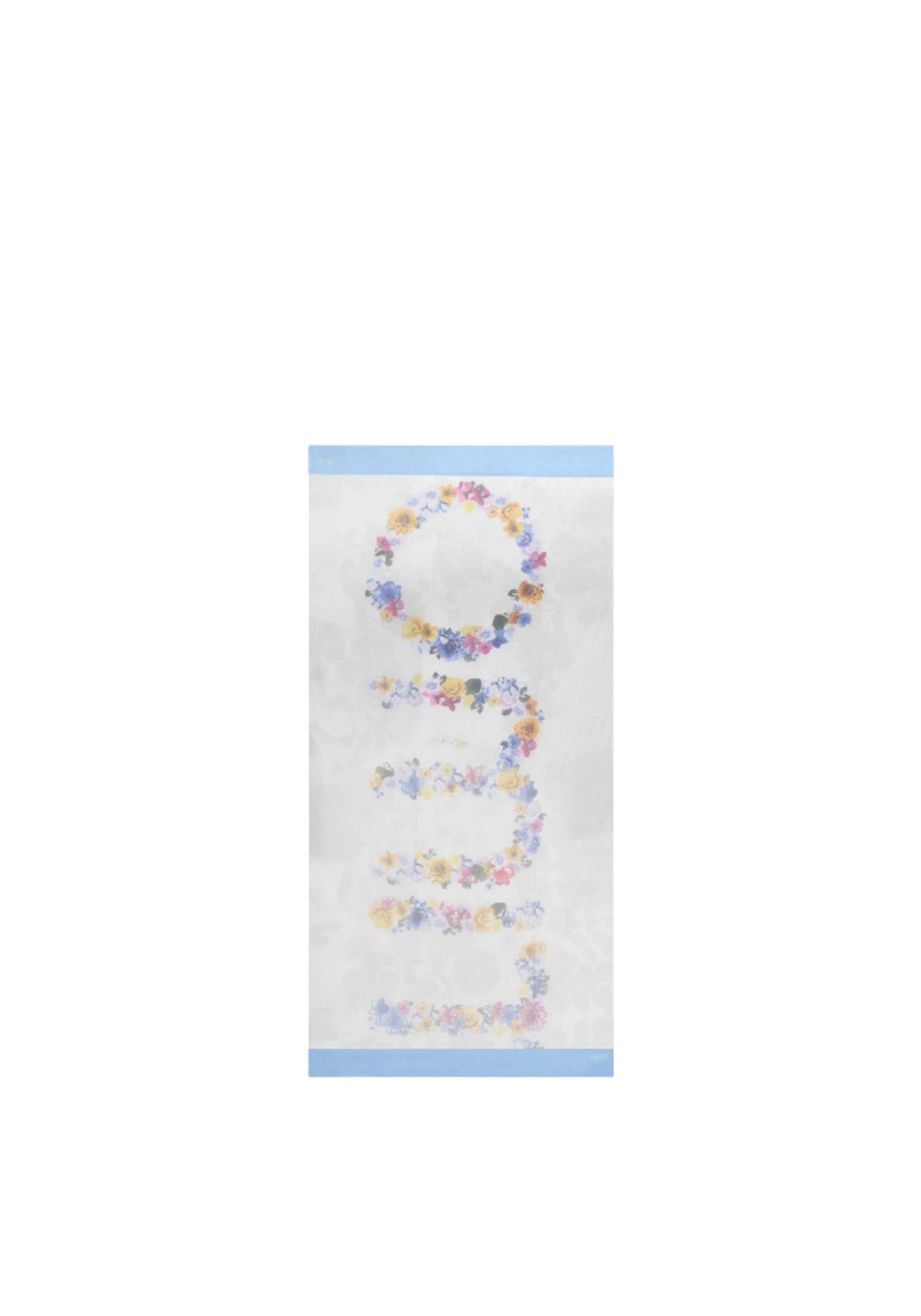 ECS STOLA MAXI LOGO FLOWER 90X Donna Liujo 2a5038t0300-73936 Blu