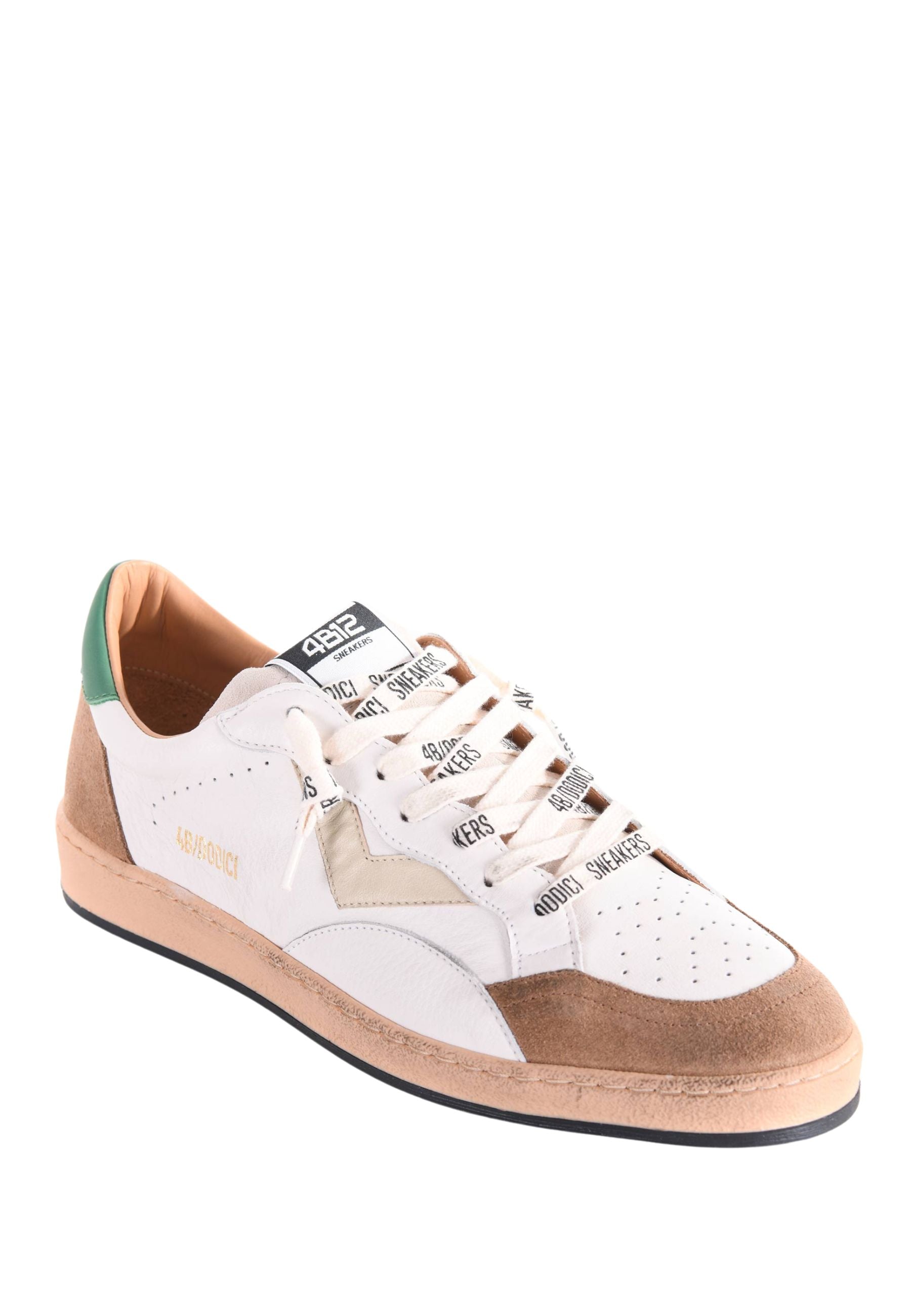 Sneakers In Pelle Uomo 4B12 PLAYNEW Green