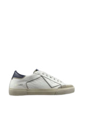 Sneakers In Pelle Uomo 4B12 RETRò blu
