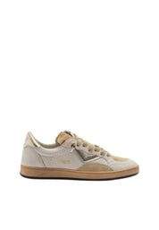 Sneakers In Pelle Donna 4B12 Playnew Bianco Champagne