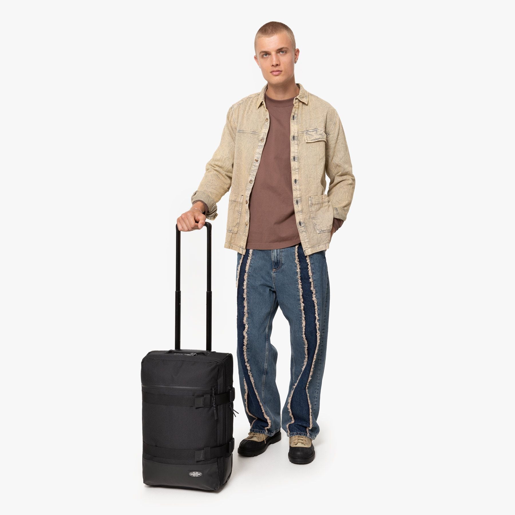 Valigia Adulto unisex Eastpak ICON TRAVEL'R S On Black