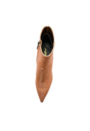 Scarpe Donna Tosca Blu Plantare in pelle, zip, suola in cuoio, tacco 8cm