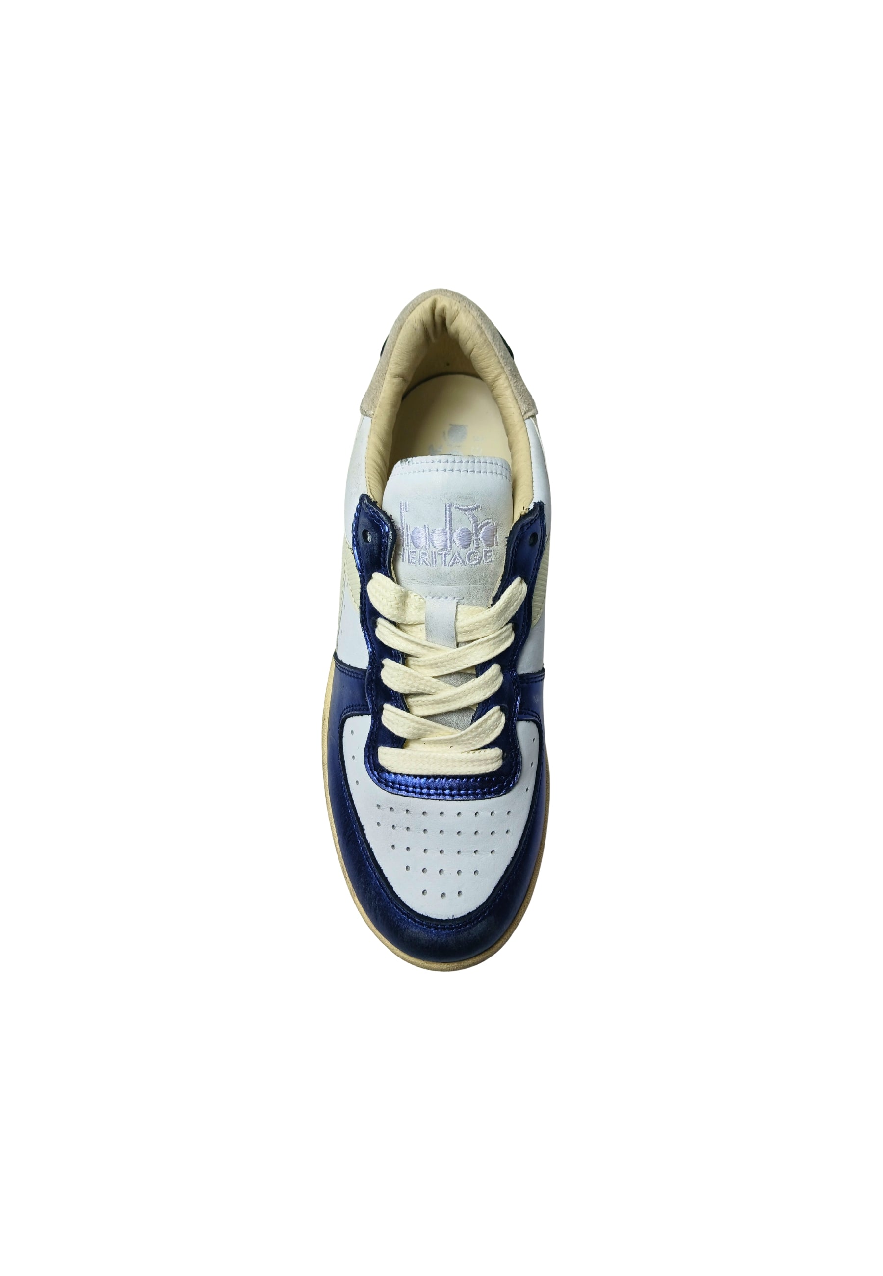 Scarpe Adulto unisex Diadora Heritage Sneakers Mi BASKET LOW METALLIC DIRTY