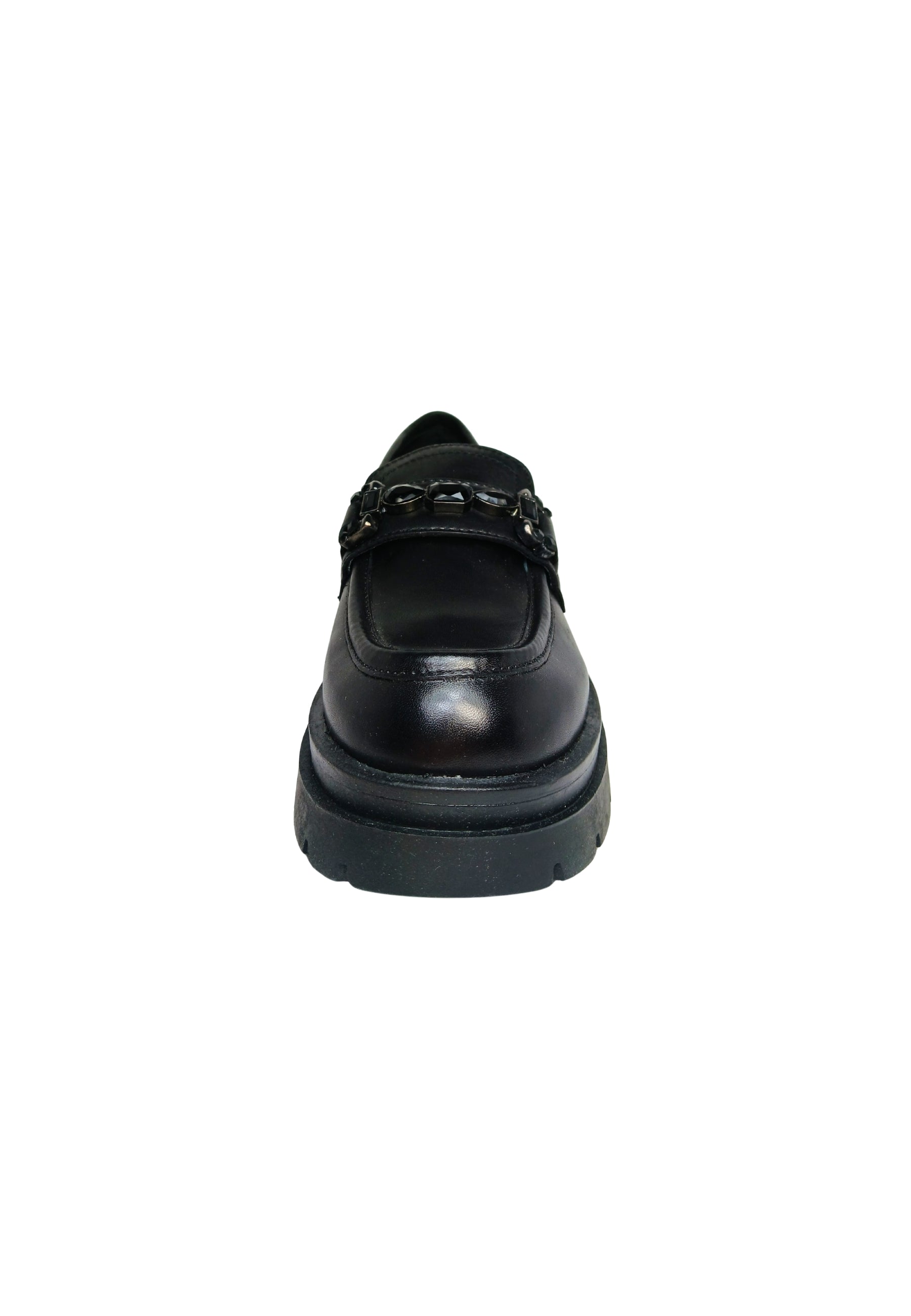 Scarpe Donna Tosca Blu Mocassino Grace nero con morsetto