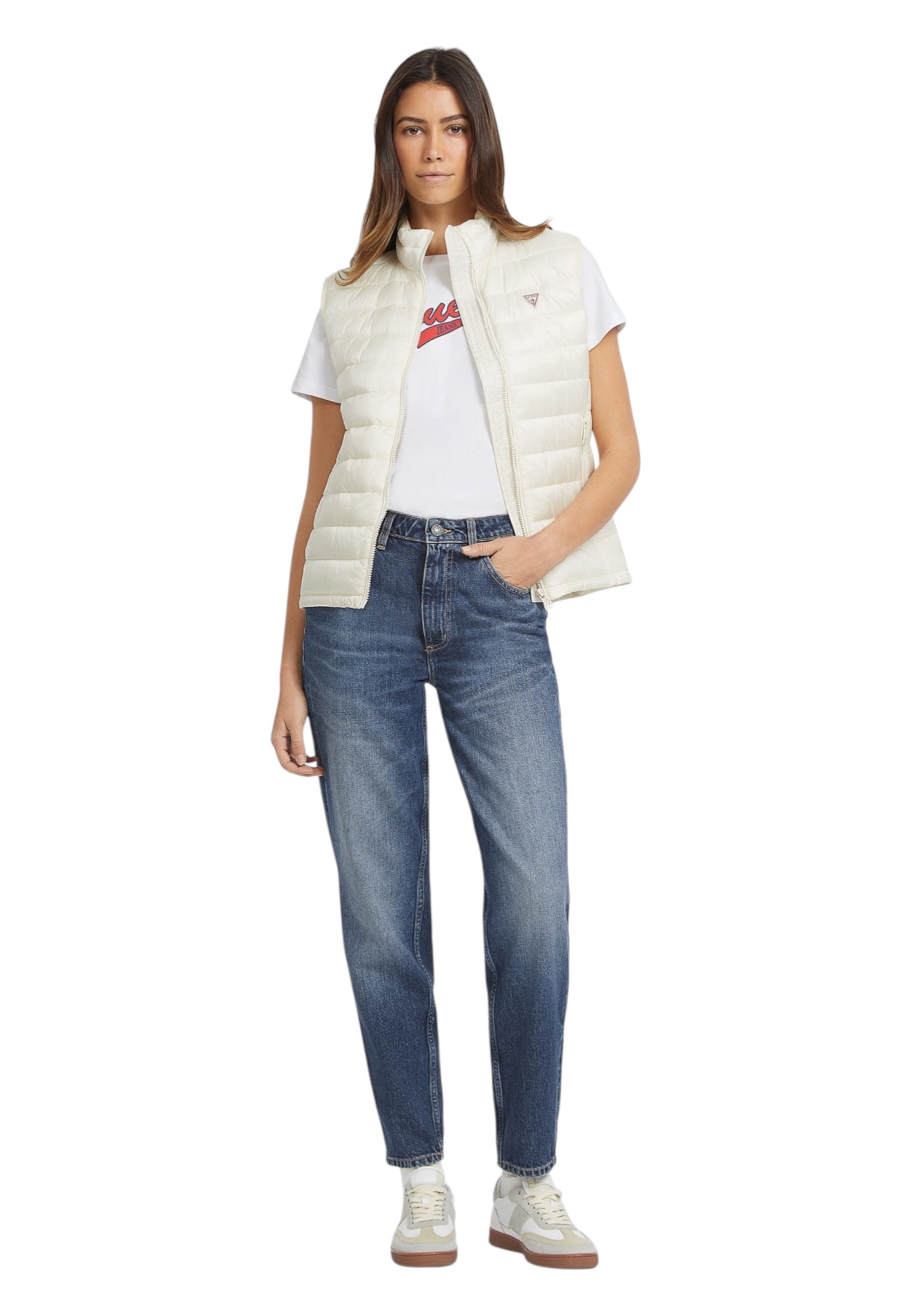 Smanicato Donna Guess Jeans