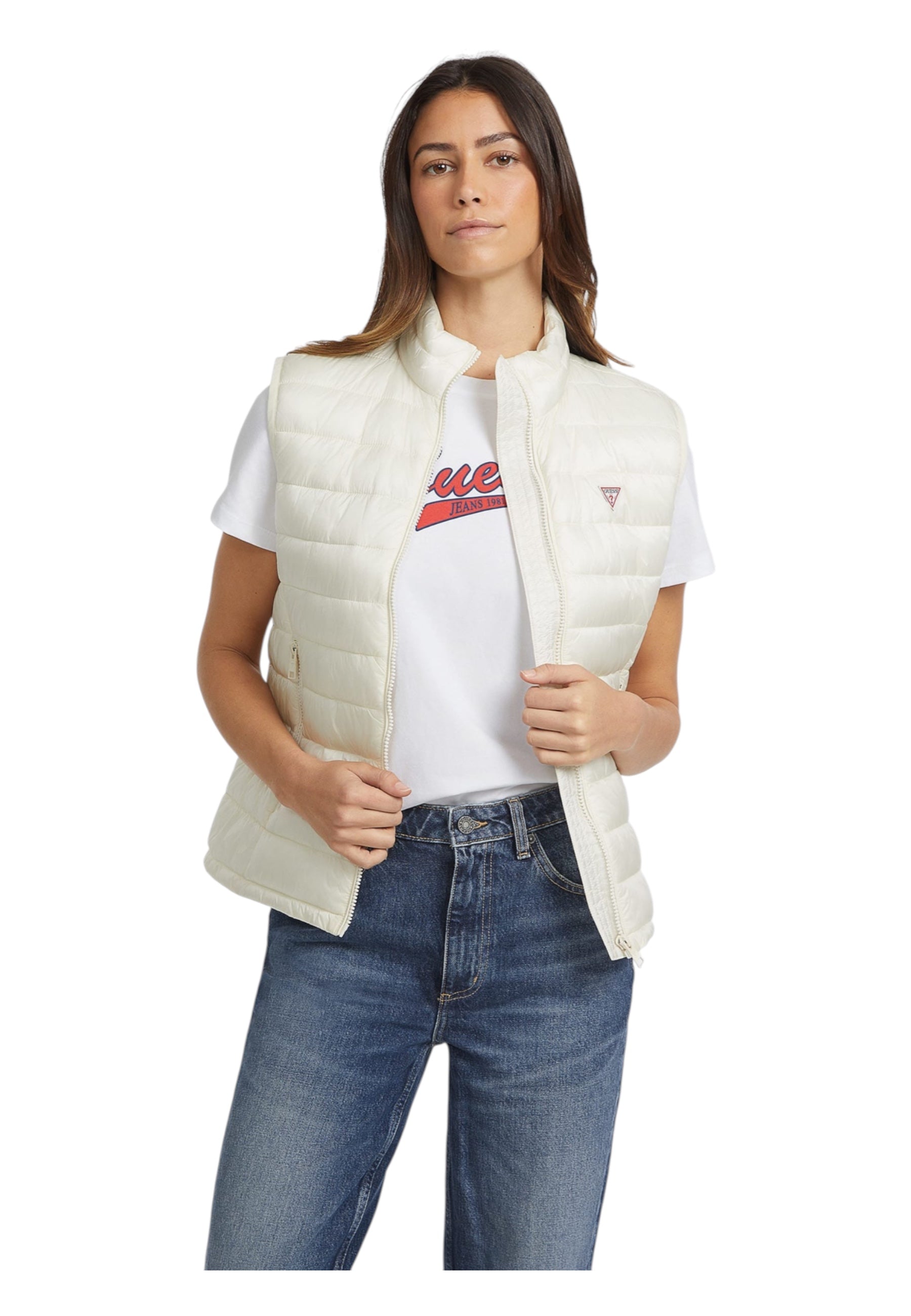 Smanicato Donna Guess Jeans