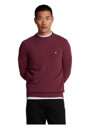 Maglione Girocollo In Misto Lana Uomo Lyle e Scott
