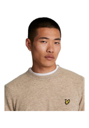 Maglione Girocollo In Misto Lana Uomo Lyle e Scott
