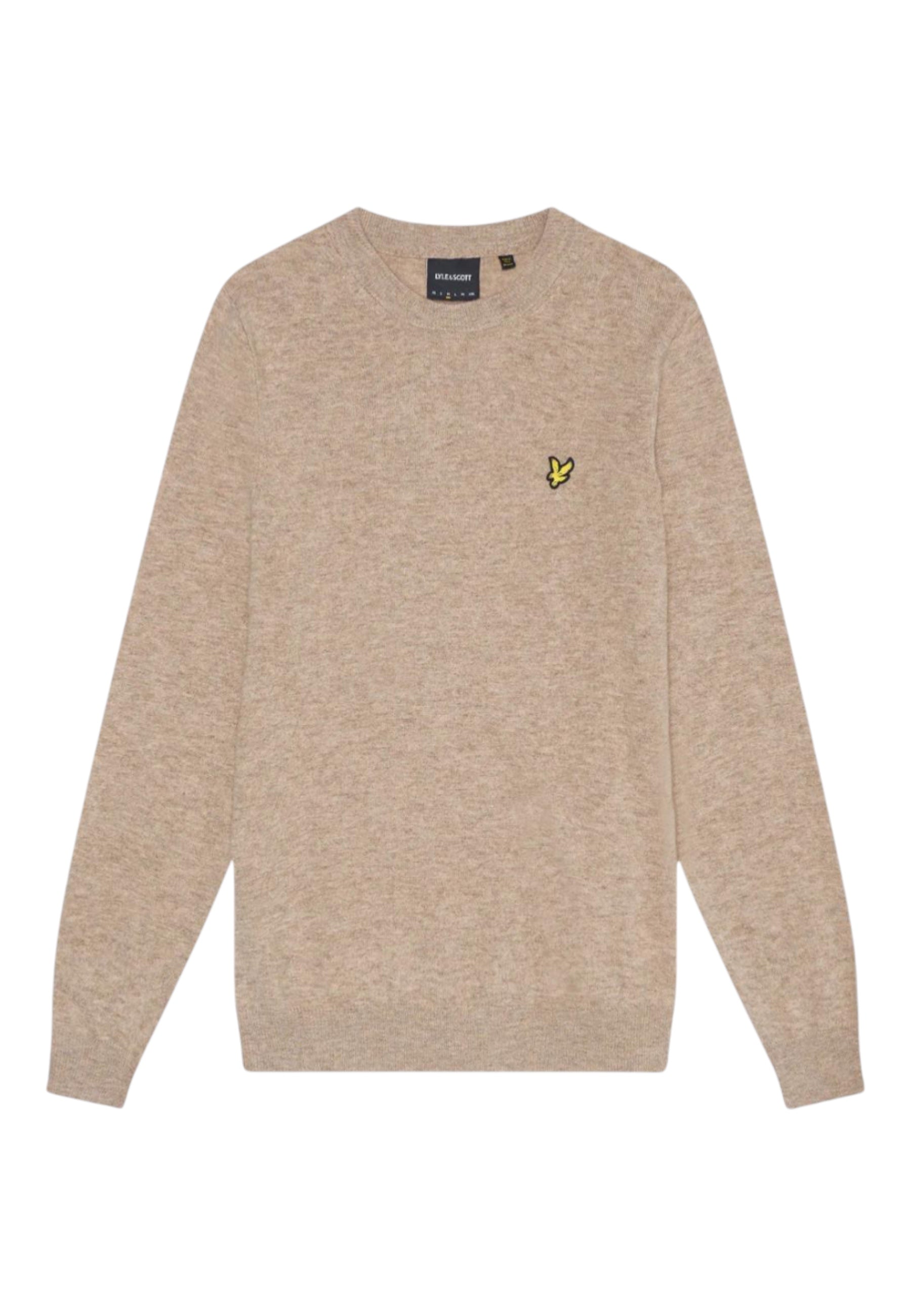 Maglione Girocollo In Misto Lana Uomo Lyle e Scott