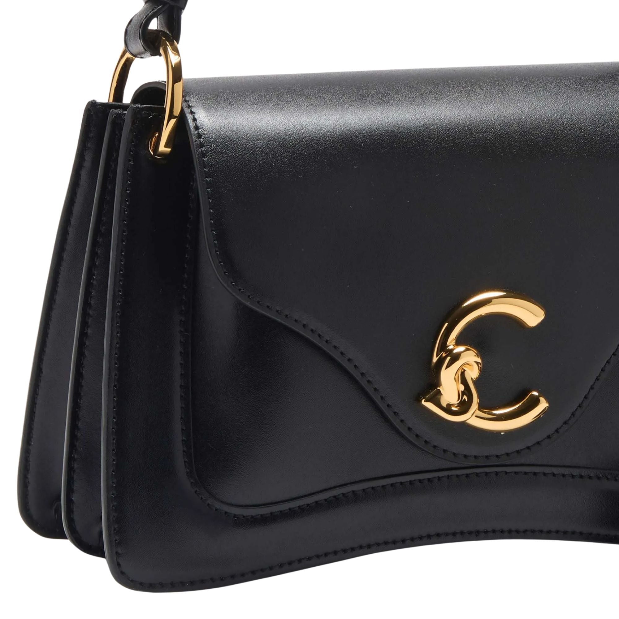 c-me calf cock Donna coccinelle E1SSK180201-001 Nero