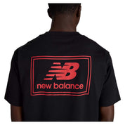 T-Shirt Uomo new balance MT53928BK Nero