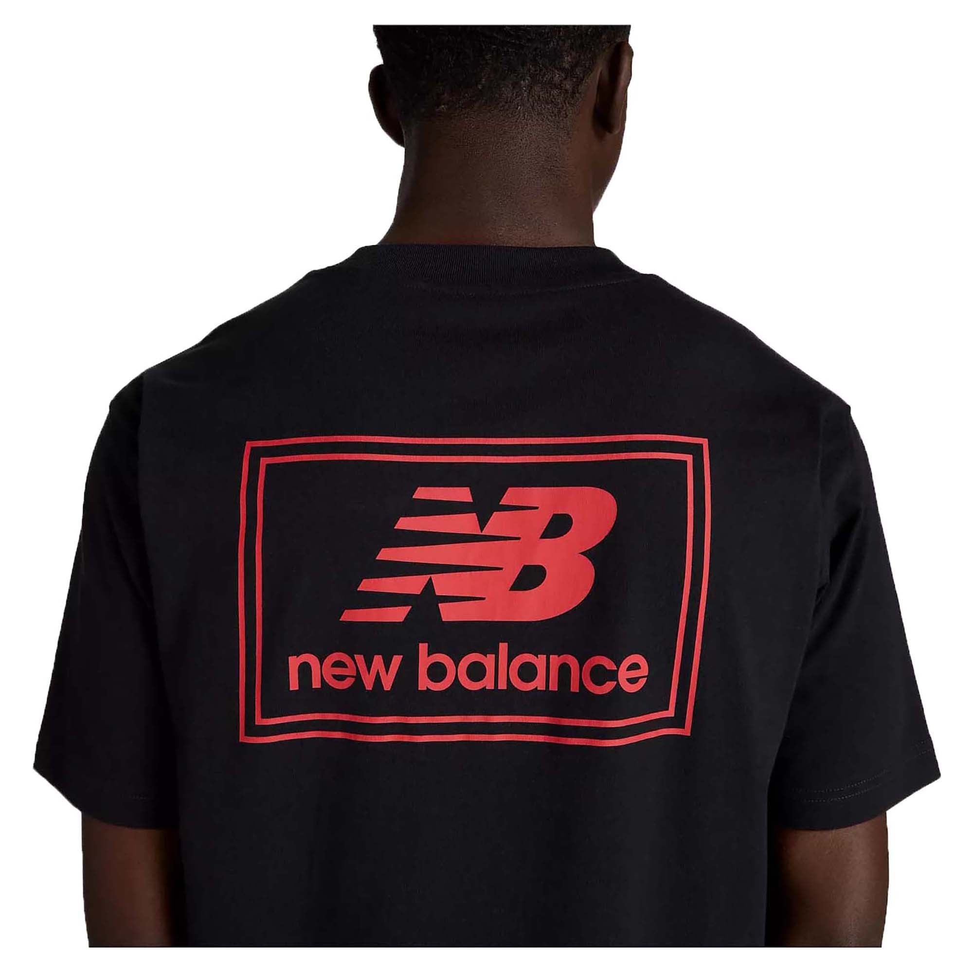 T-Shirt Uomo new balance MT53928BK Nero