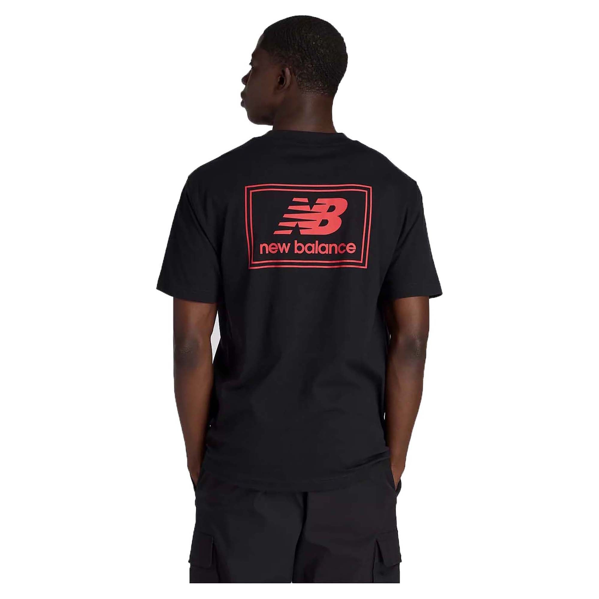 T-Shirt Uomo new balance MT53928BK Nero