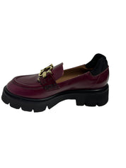 Evaluna - Mocassino In Pelle Bordeaux Art.v45 (4850) V45 BORDEAUX