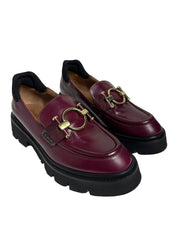 Evaluna - Mocassino In Pelle Bordeaux Art.v45 (4850) V45 BORDEAUX