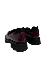 Evaluna - Mocassino In Pelle Bordeaux Art.v45 (4850) V45 BORDEAUX