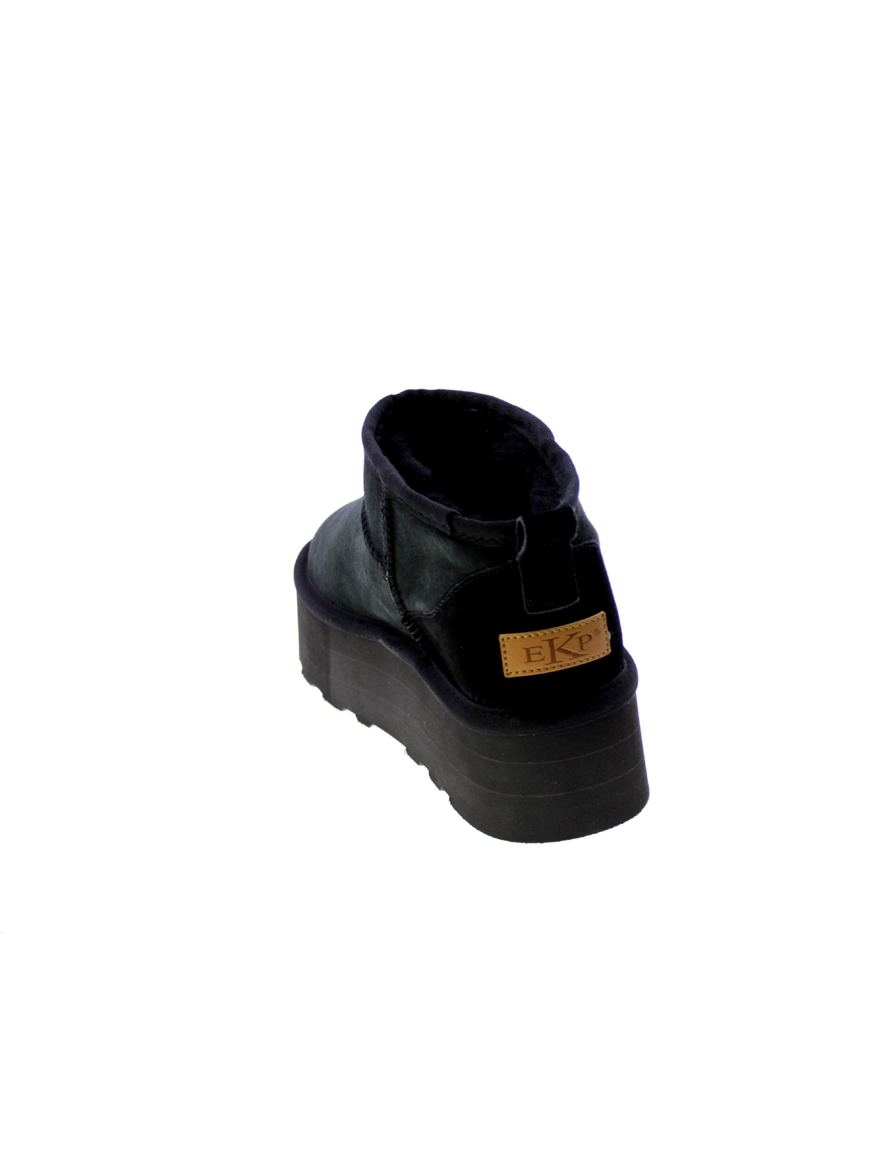 Ekp Stivaletto Basso Donna Nero Gemini-plat