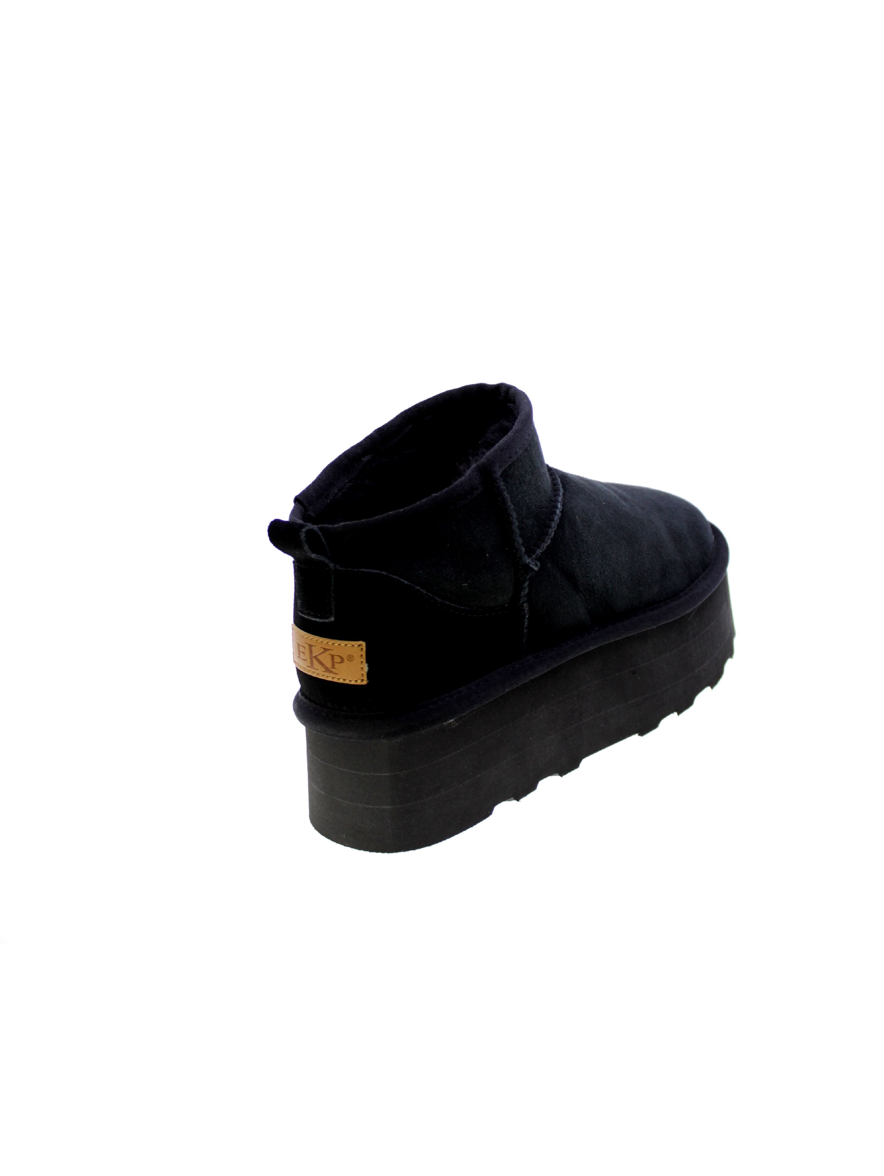 Ekp Stivaletto Basso Donna Nero Gemini-plat