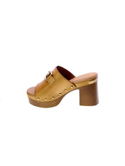 Carmela Sandalo Mules Donna Camel 161479