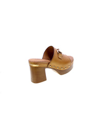 Carmela Sandalo Mules Donna Camel 161479