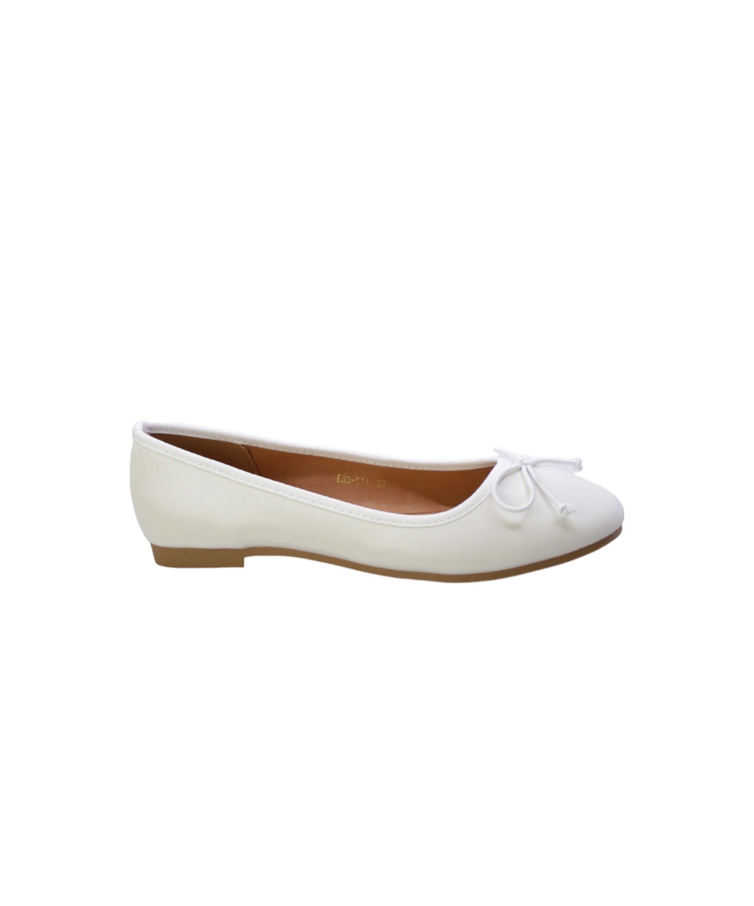 Francesco milano Decollete Ballerina Donna Bianco E33-01a-bi