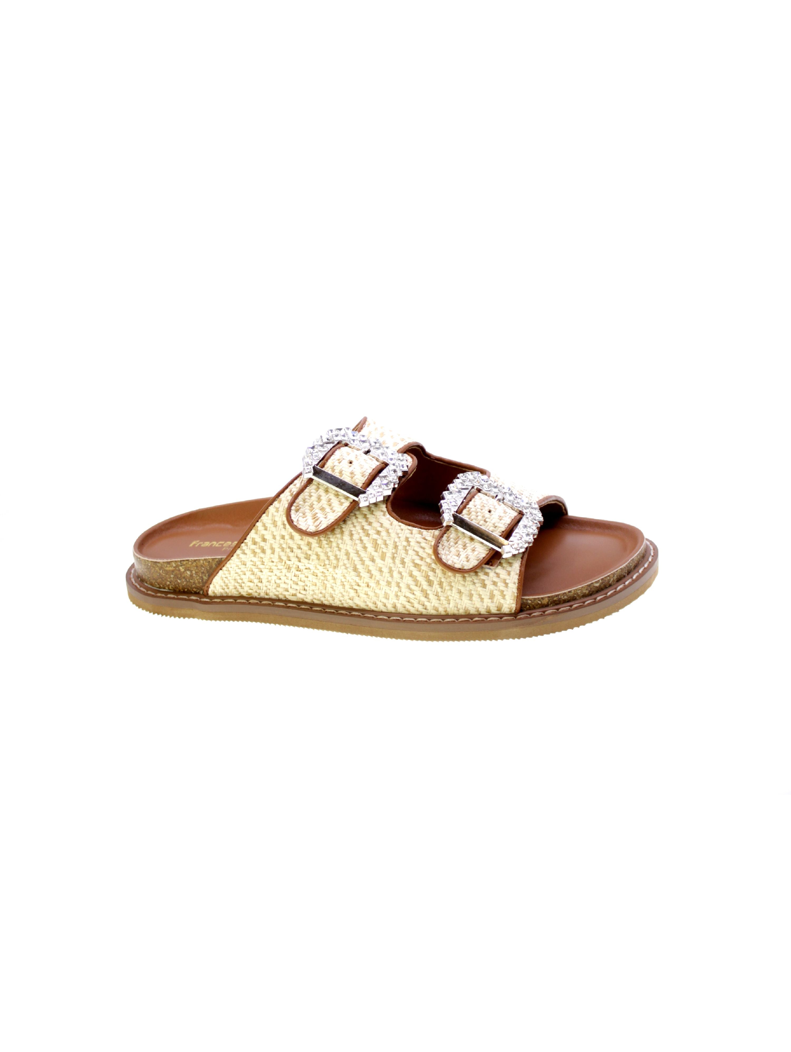 Francesco milano Mules Donna Beige A12-01k-be