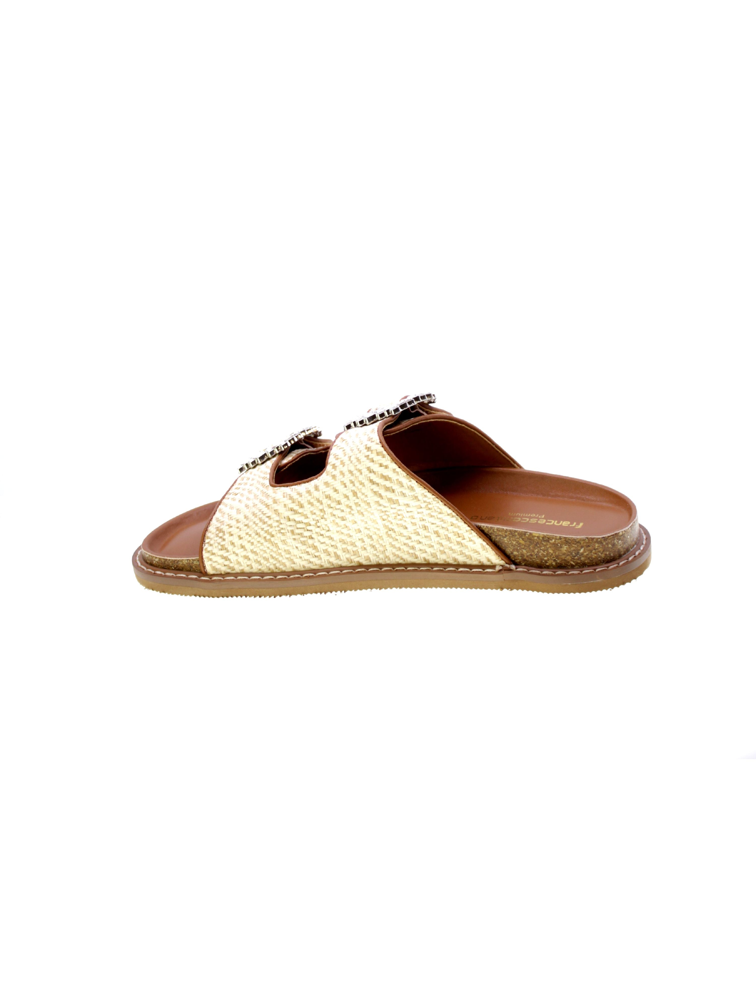 Francesco milano Mules Donna Beige A12-01k-be