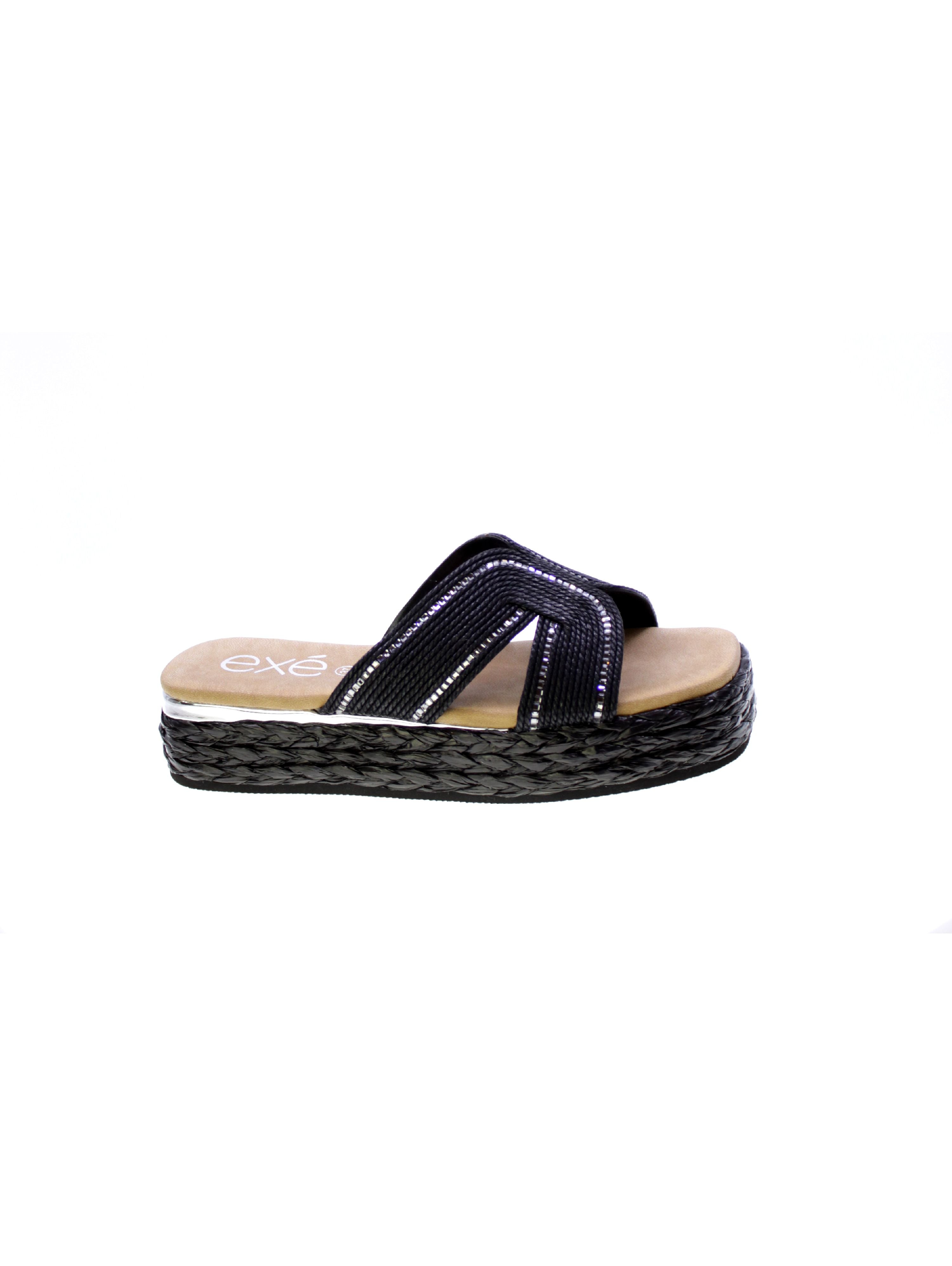 Exe Mules Donna Nero 24085l-2-f