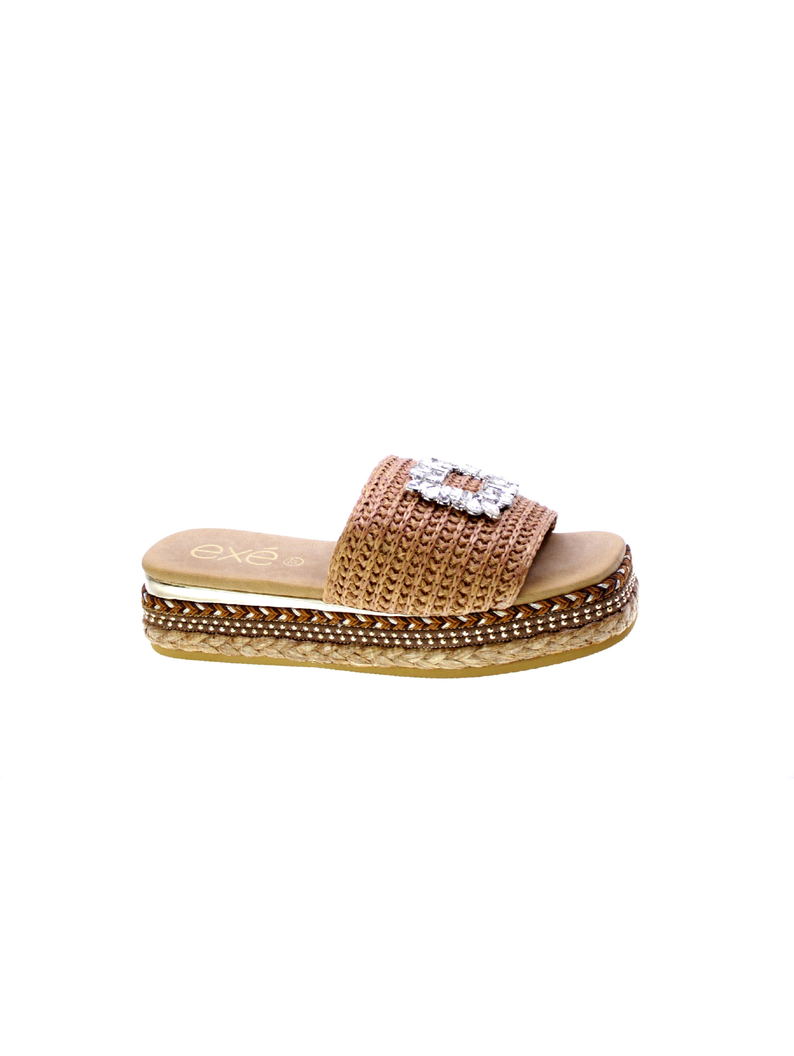 Exe Mules Donna Camel 24085l-1-f