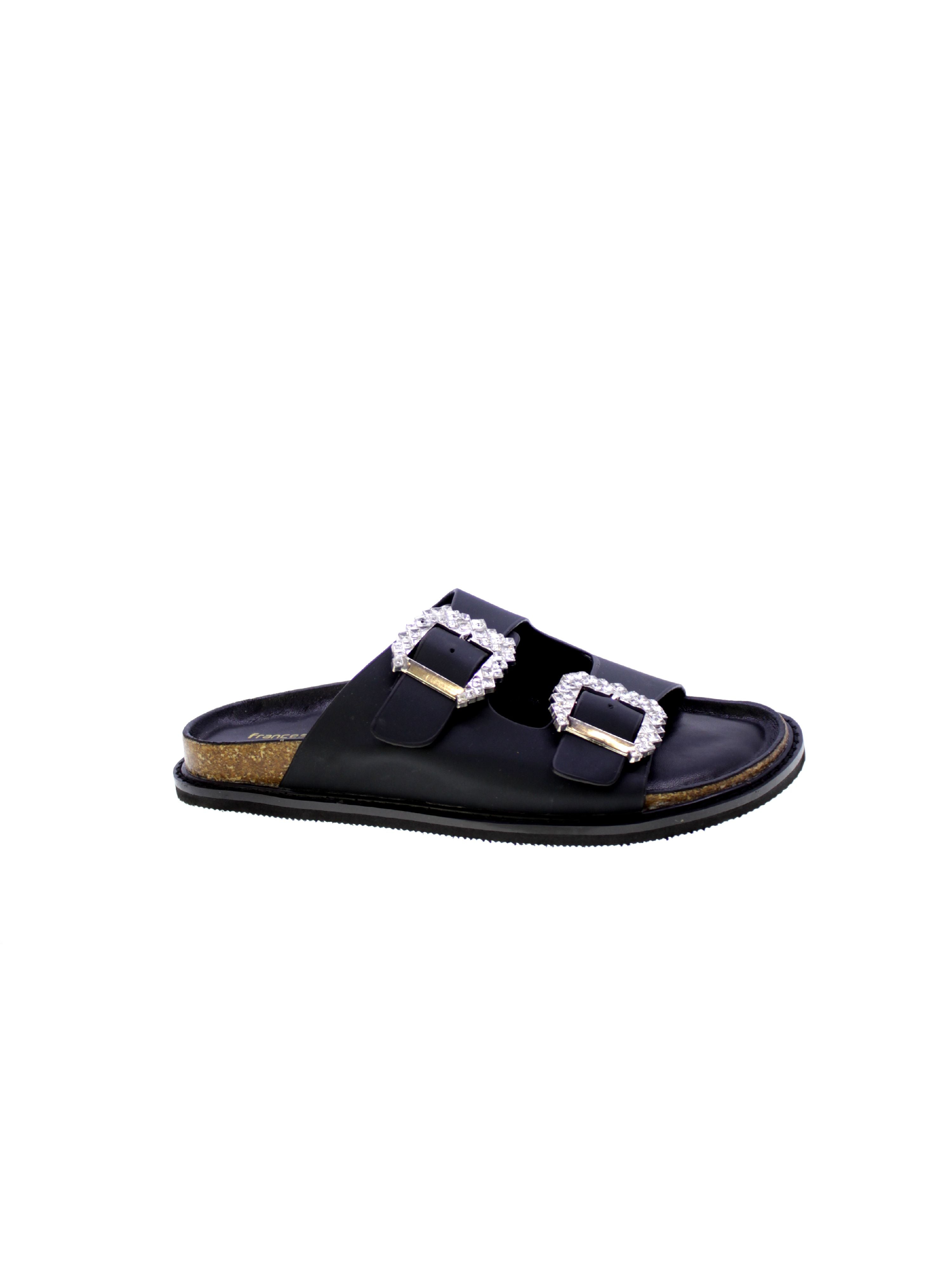 Francesco milano Mules Donna Nero E12-01a-ne