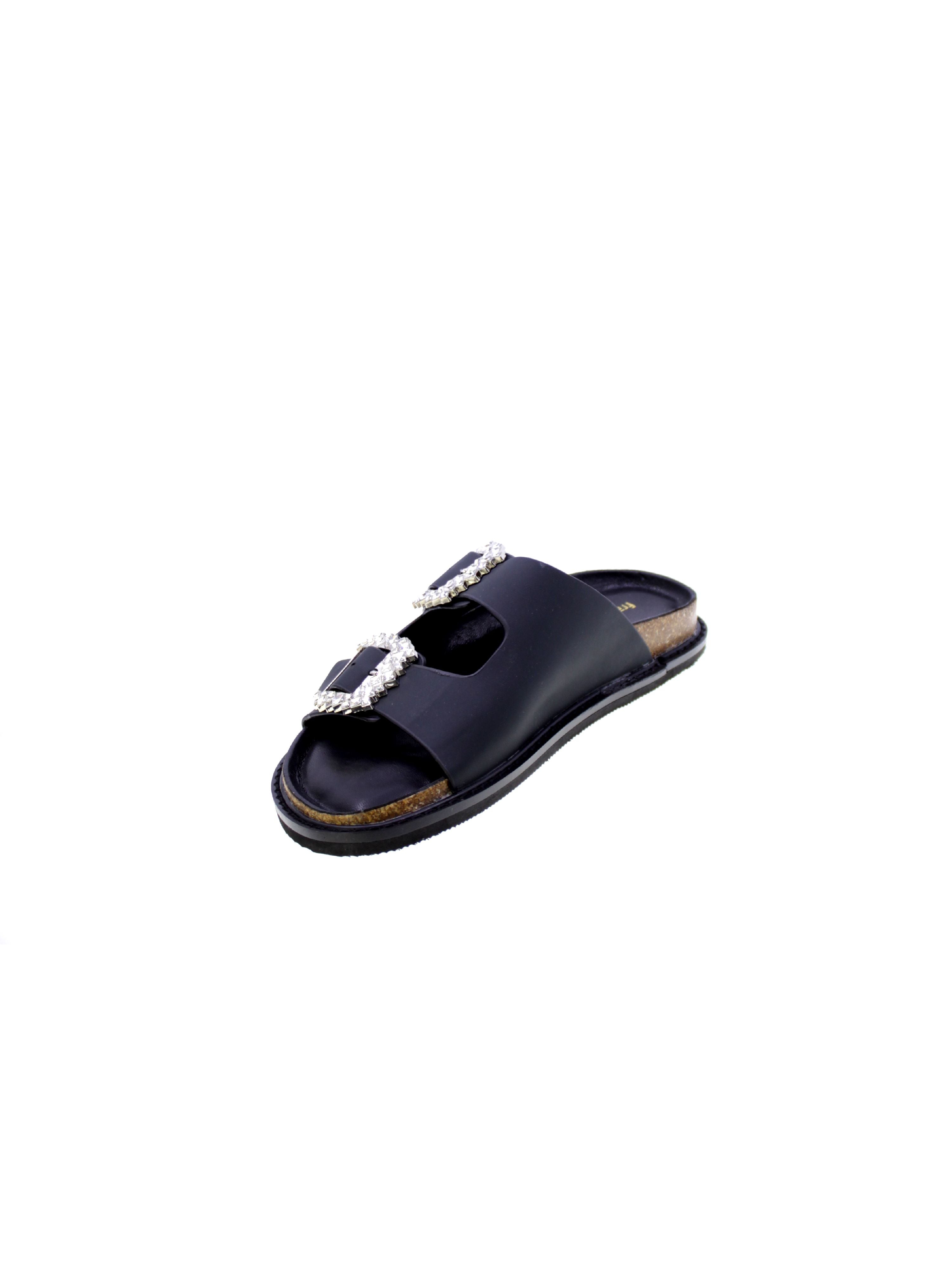 Francesco milano Mules Donna Nero E12-01a-ne