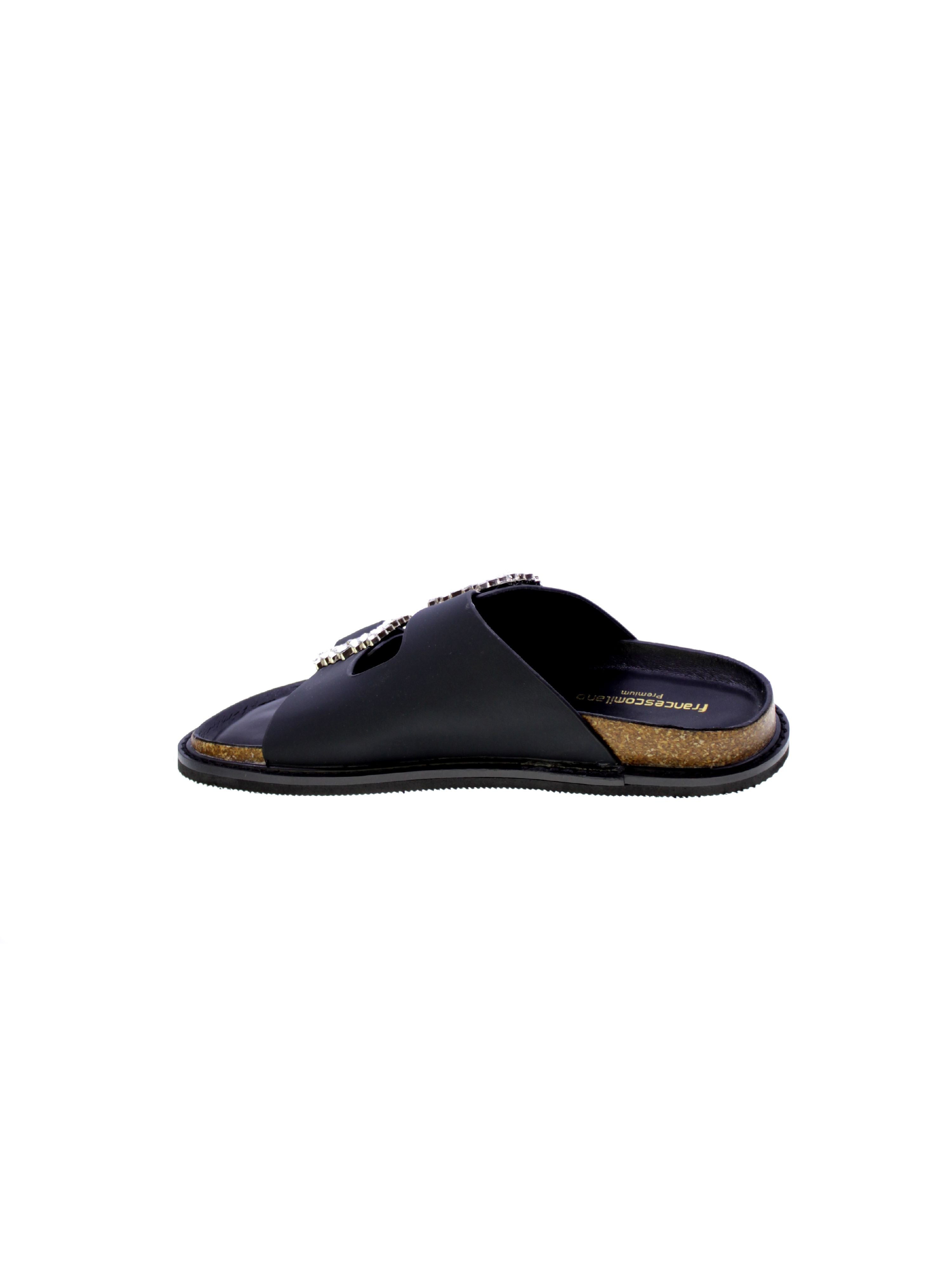 Francesco milano Mules Donna Nero E12-01a-ne