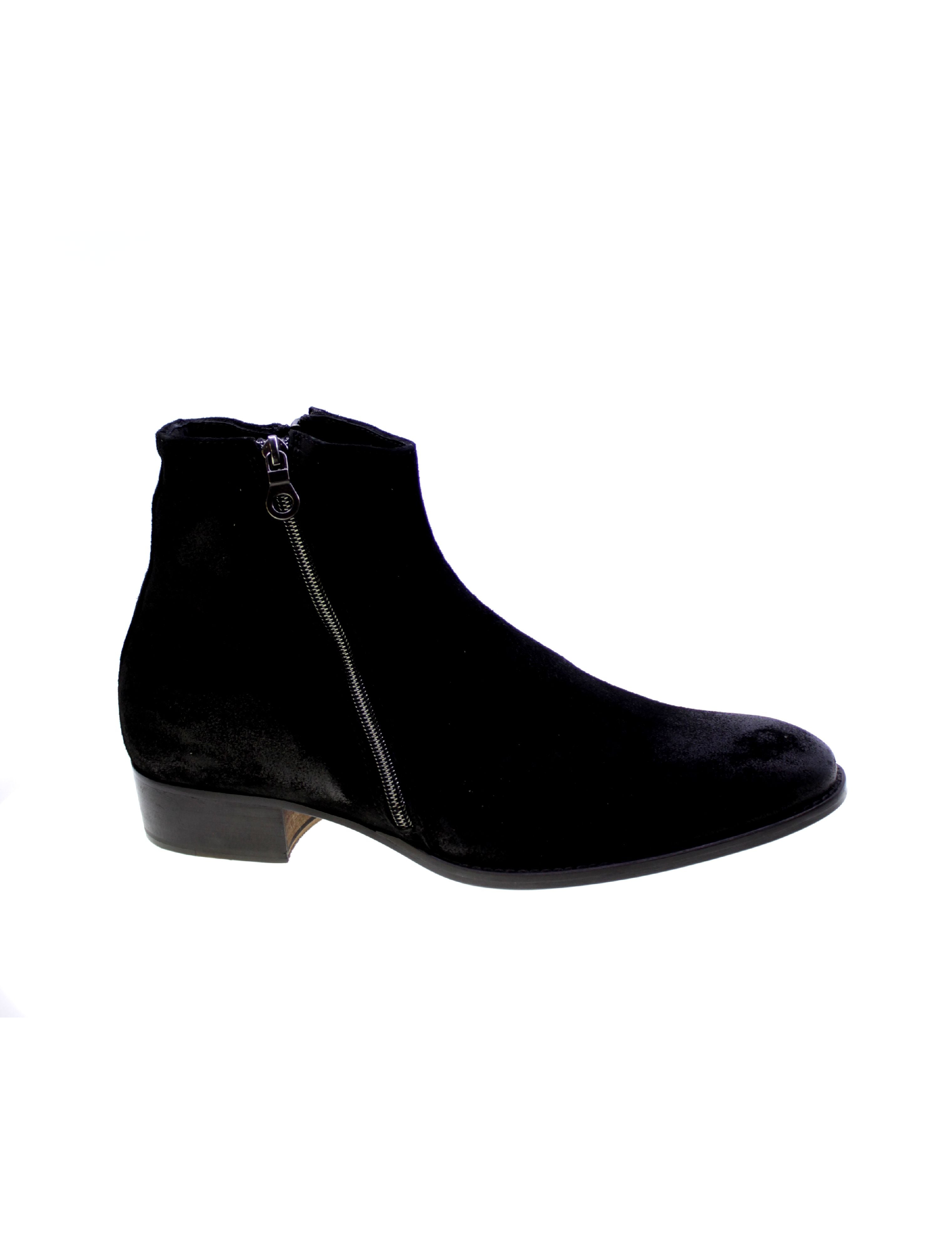 F.lli rennella Stivaletto Texano Uomo Nero 4126