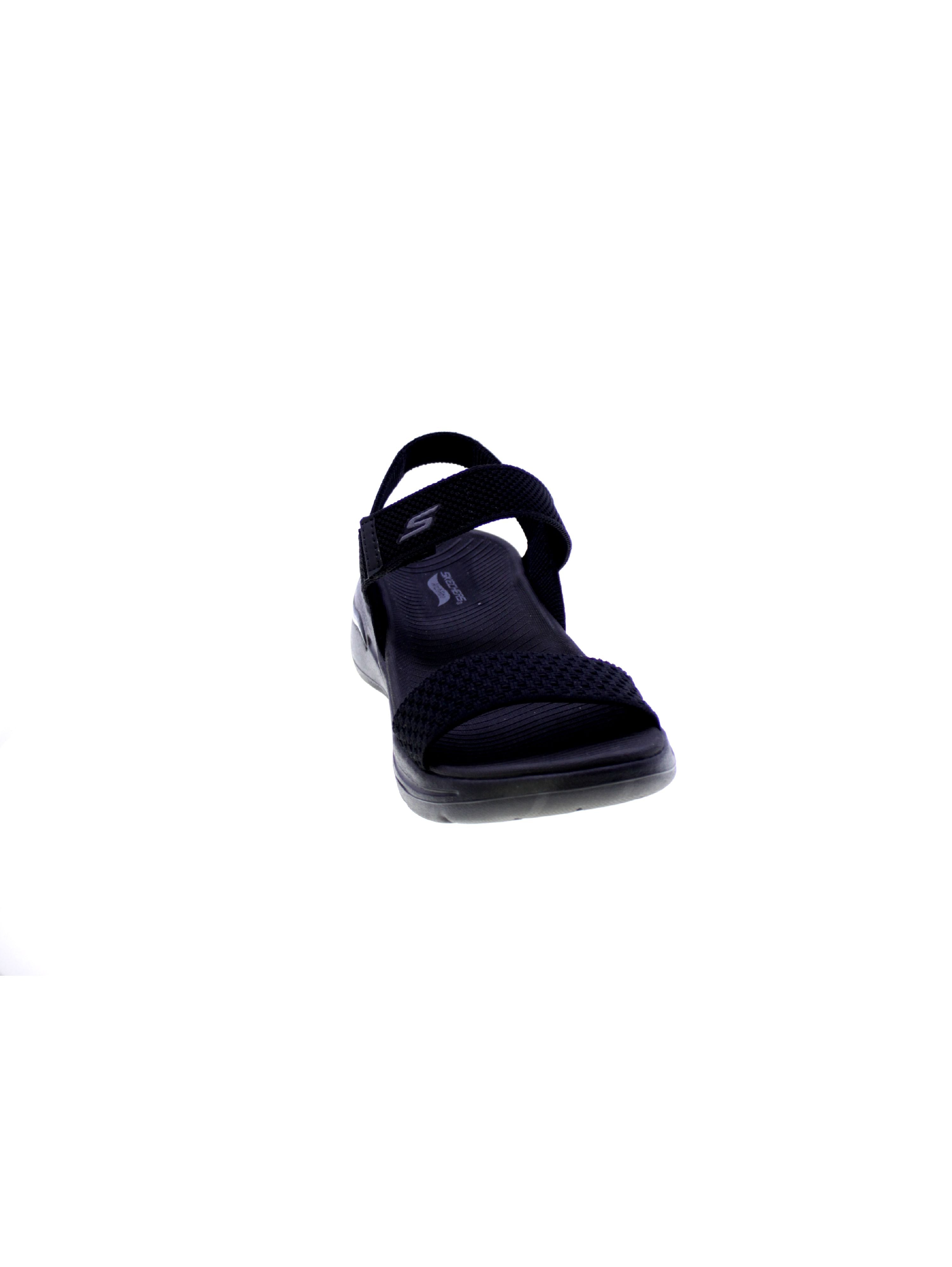 Skechers Sandalo Donna Nero Go Walk Arch Fit Sandal 140264bbk