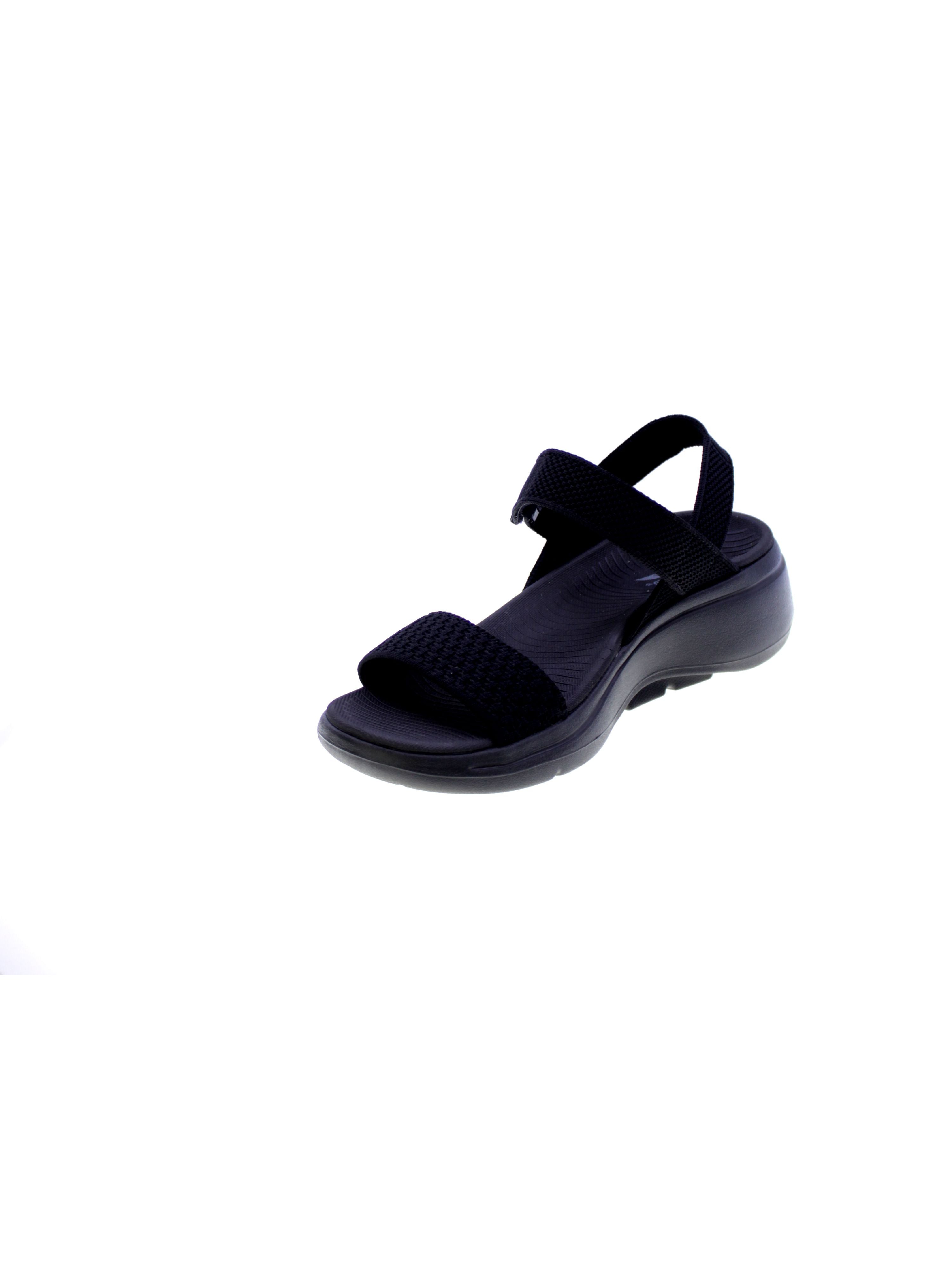 Skechers Sandalo Donna Nero Go Walk Arch Fit Sandal 140264bbk