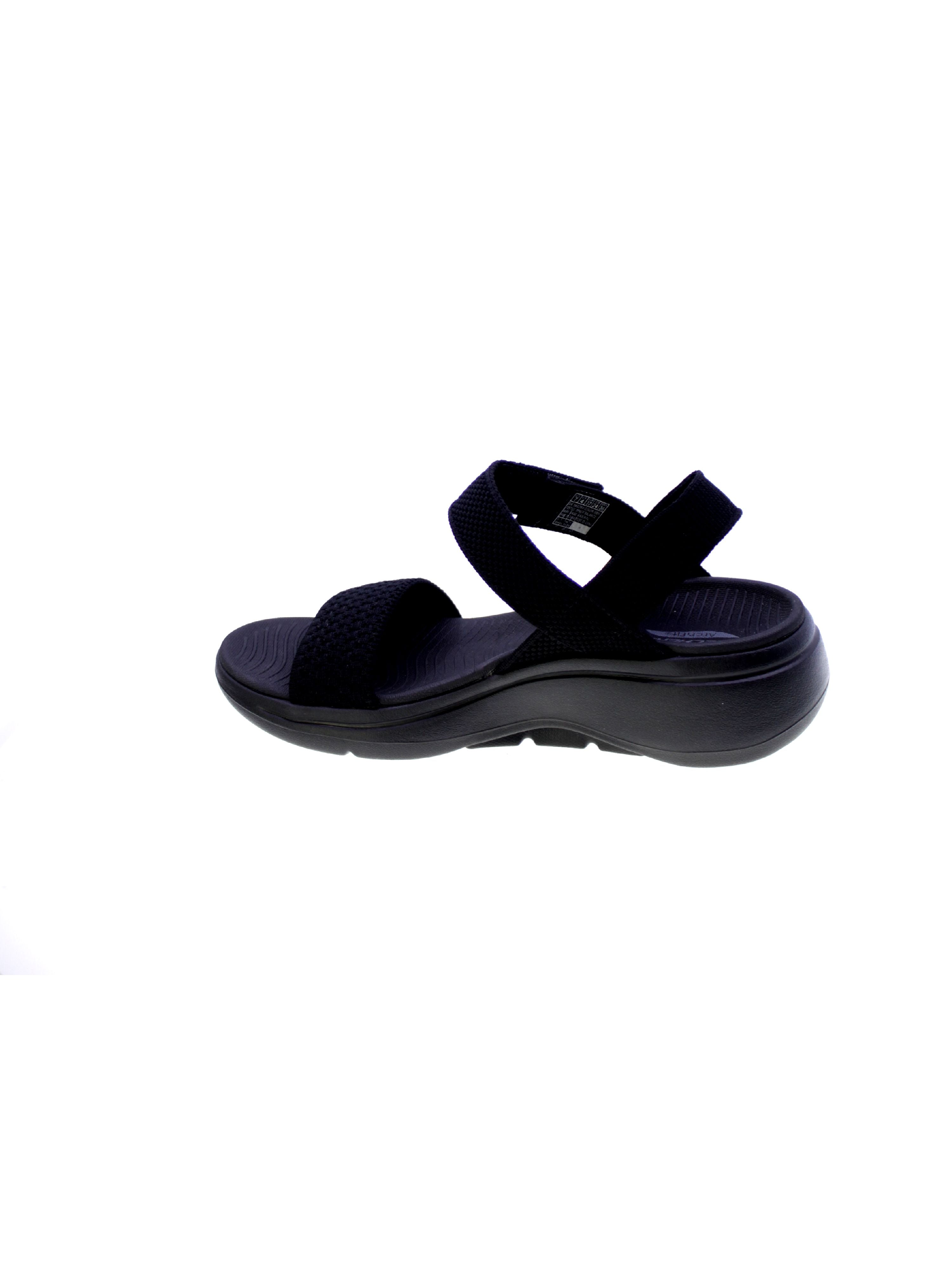 Skechers Sandalo Donna Nero Go Walk Arch Fit Sandal 140264bbk