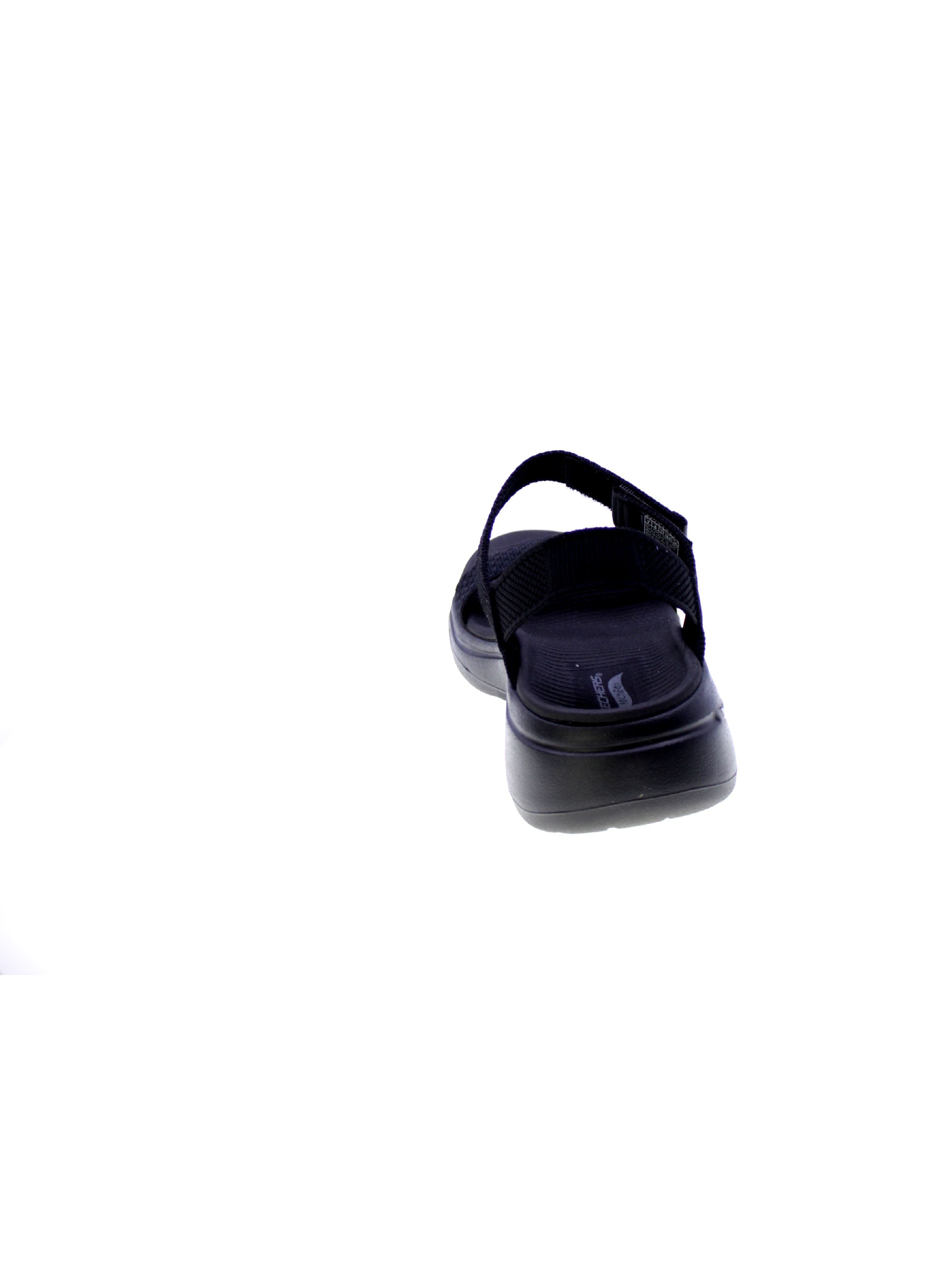 Skechers Sandalo Donna Nero Go Walk Arch Fit Sandal 140264bbk