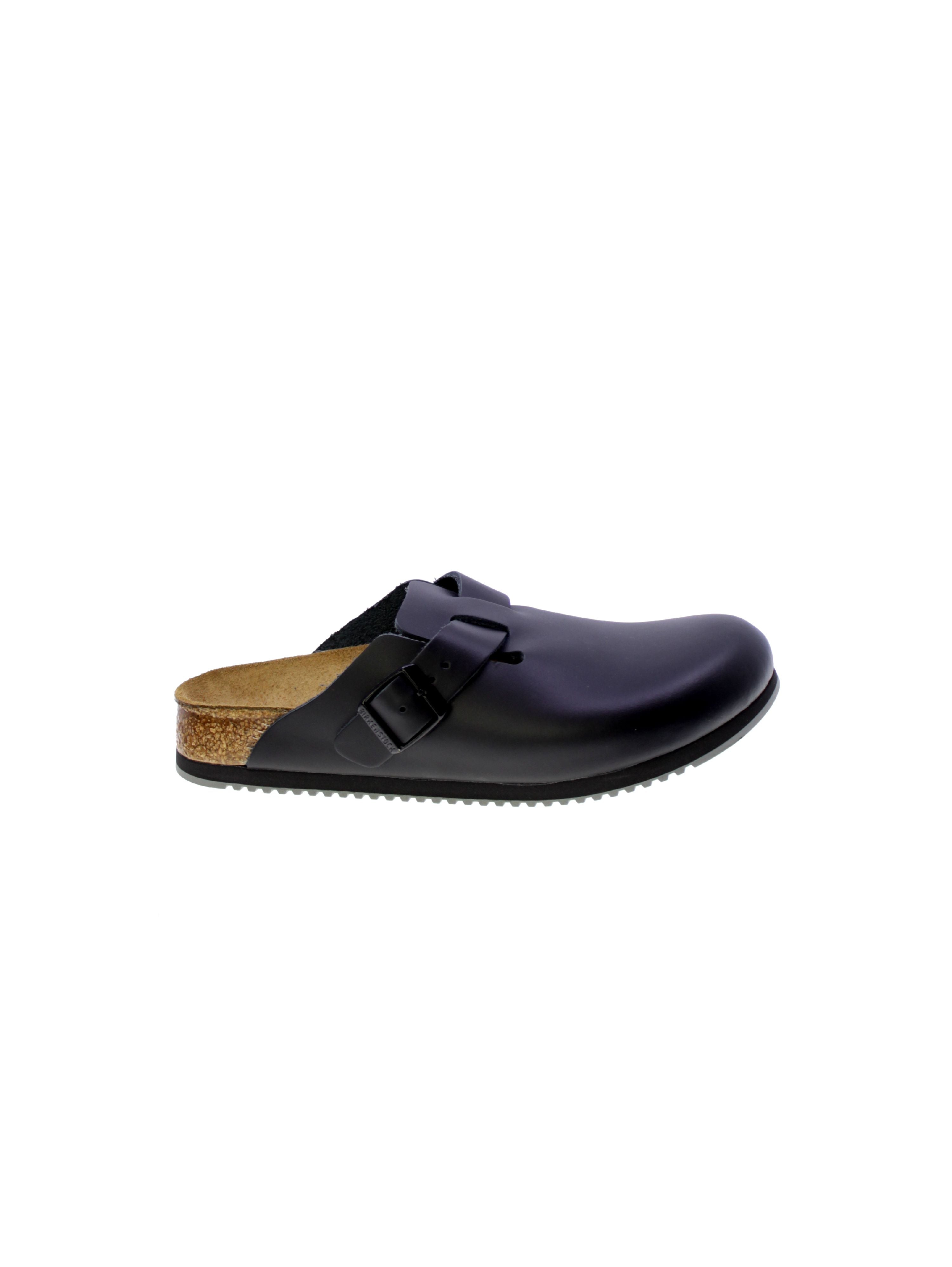 Birkenstock Sandalo Sabot Donna Nero Boston sl