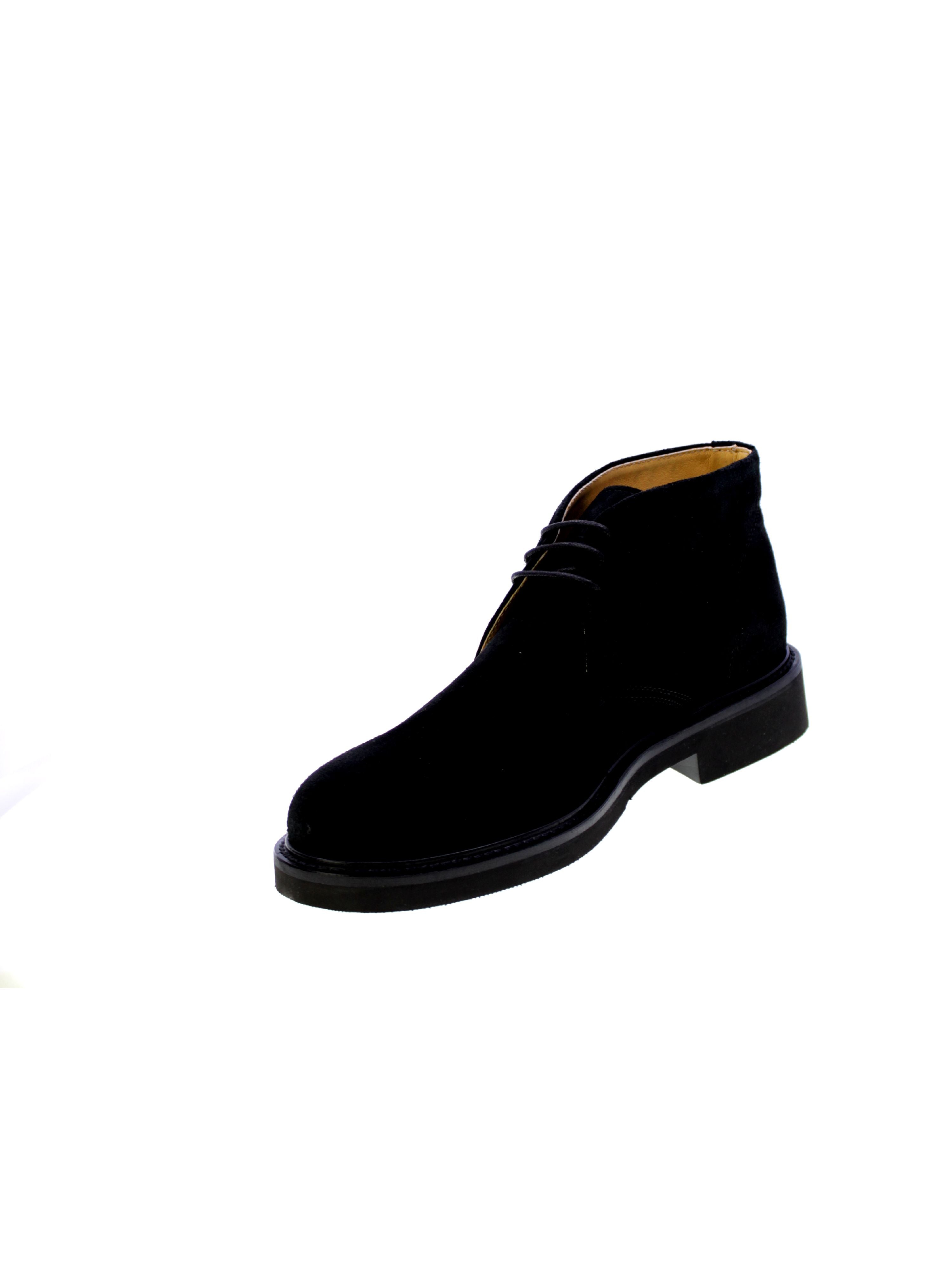 Exton Stivaletto Polacchino Uomo Nero 444