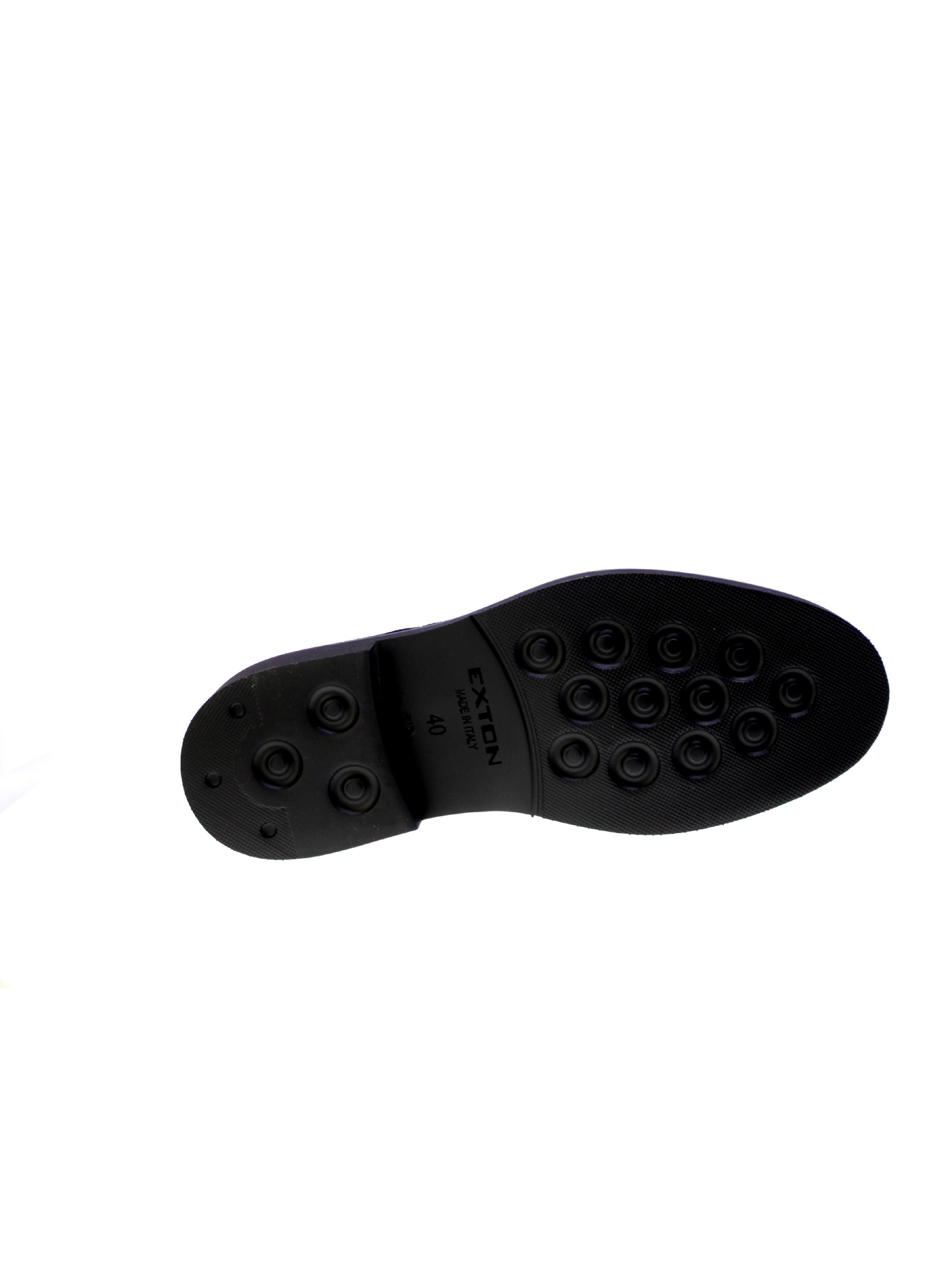 Exton Stivaletto Polacchino Uomo Nero 444