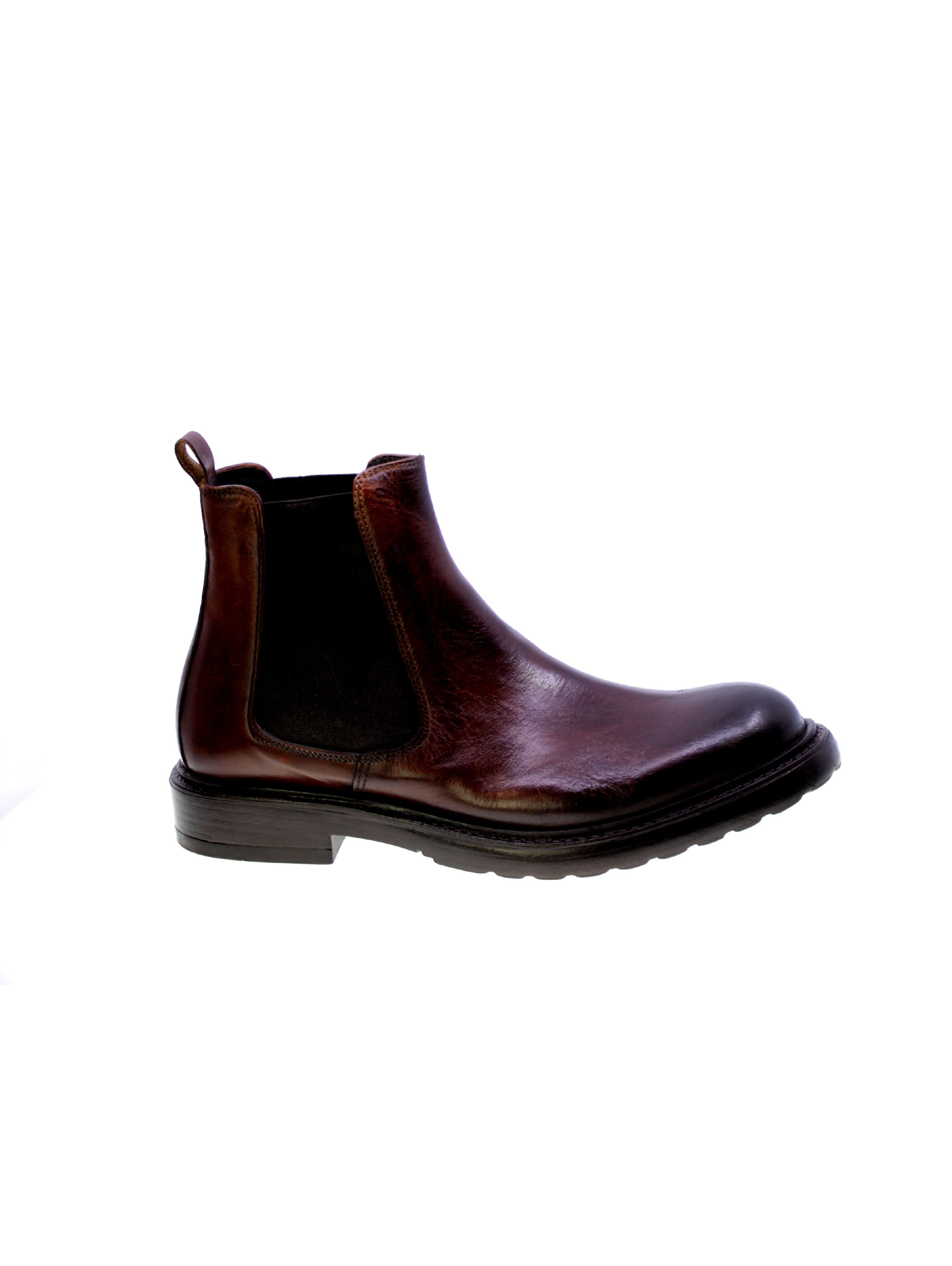 Exton Stivaletto Beatles Uomo Cuoio 9825/24