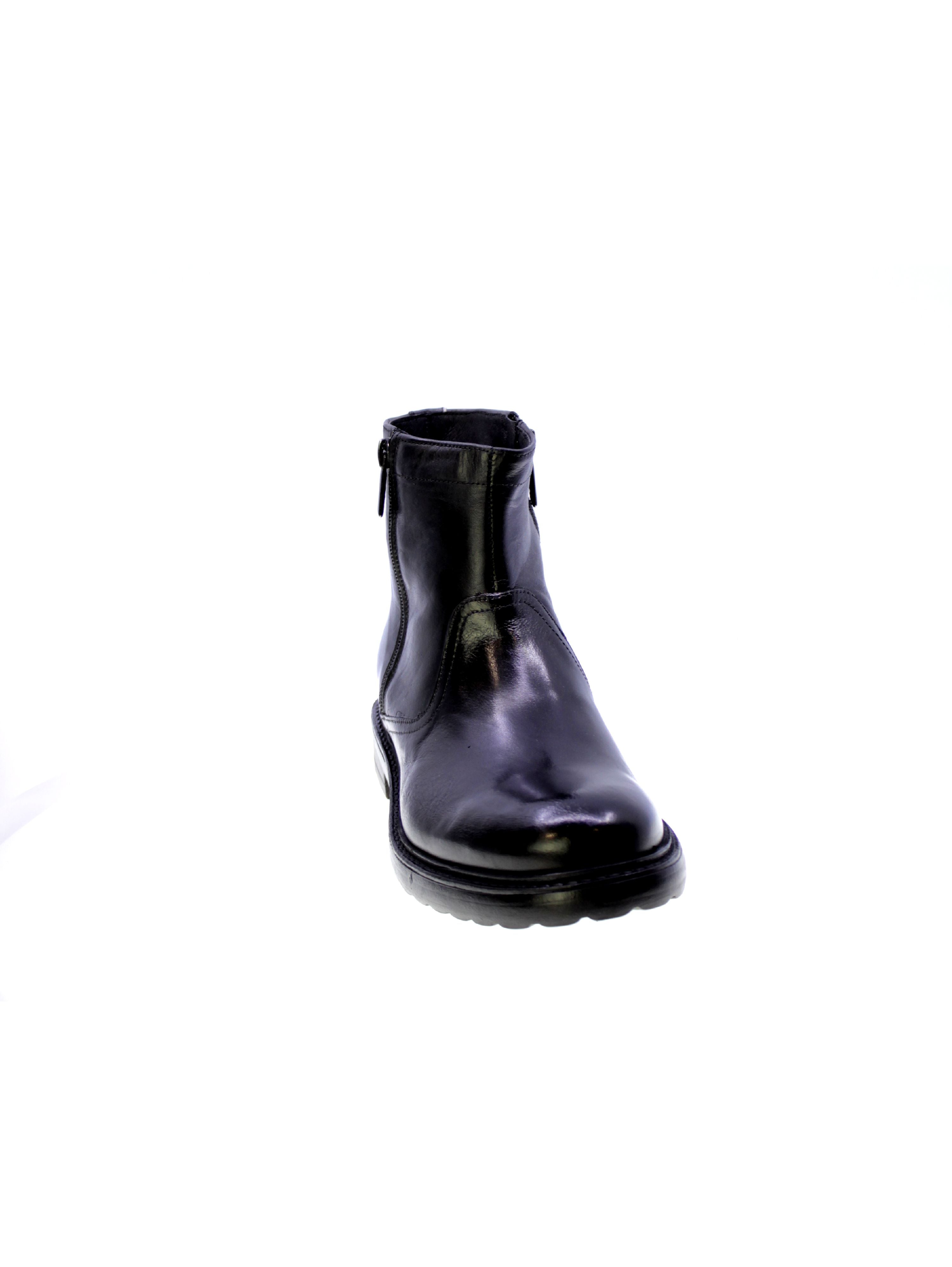 Exton Stivaletto Polacchino Uomo Nero 9826