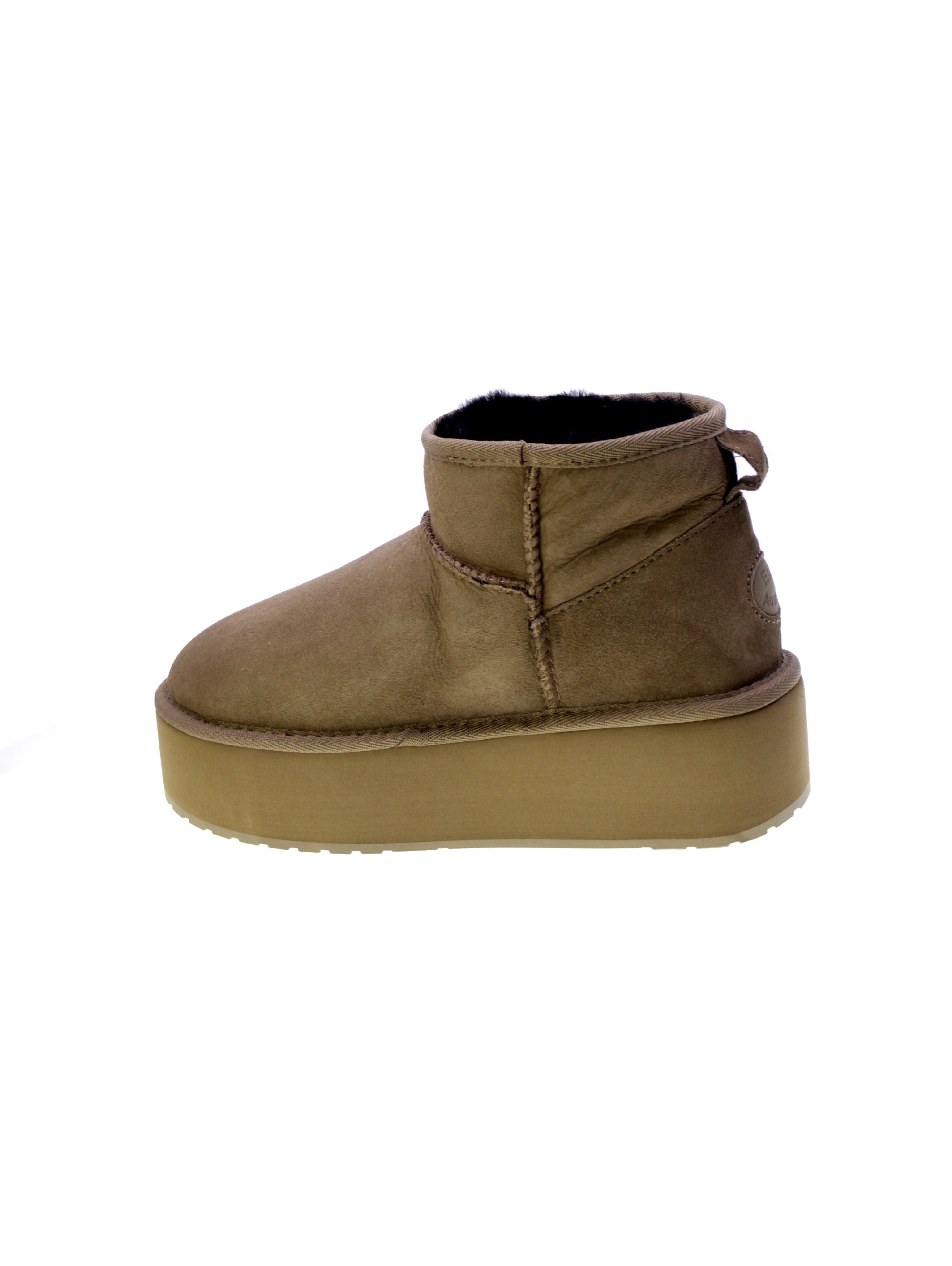 Emu australia Stivaletto Donna Taupe Stinger Micro Flatform W13082-cori