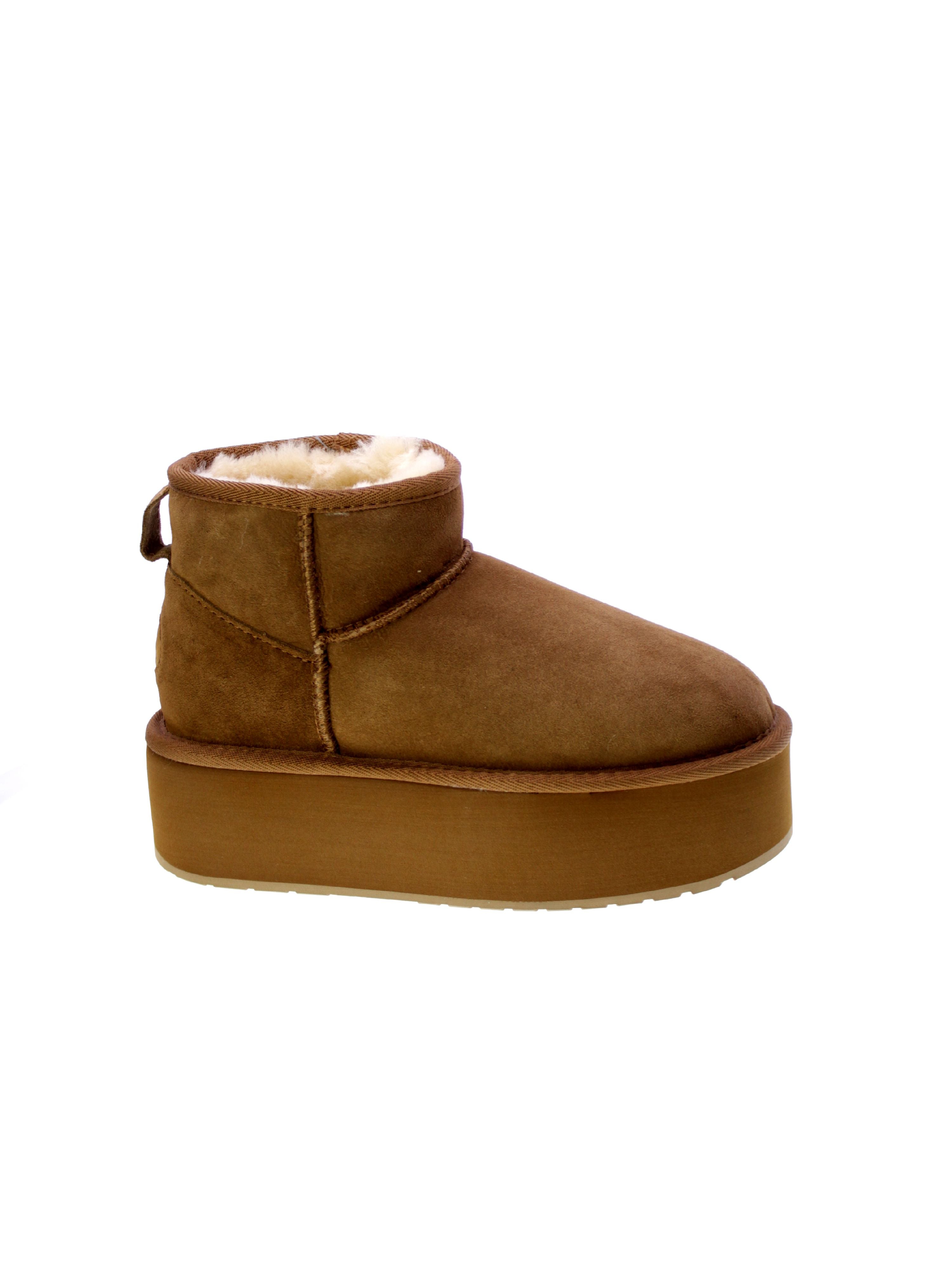 Emu australia Stivaletto Donna Cuoio Stinger Micro Flatform W13082-ches